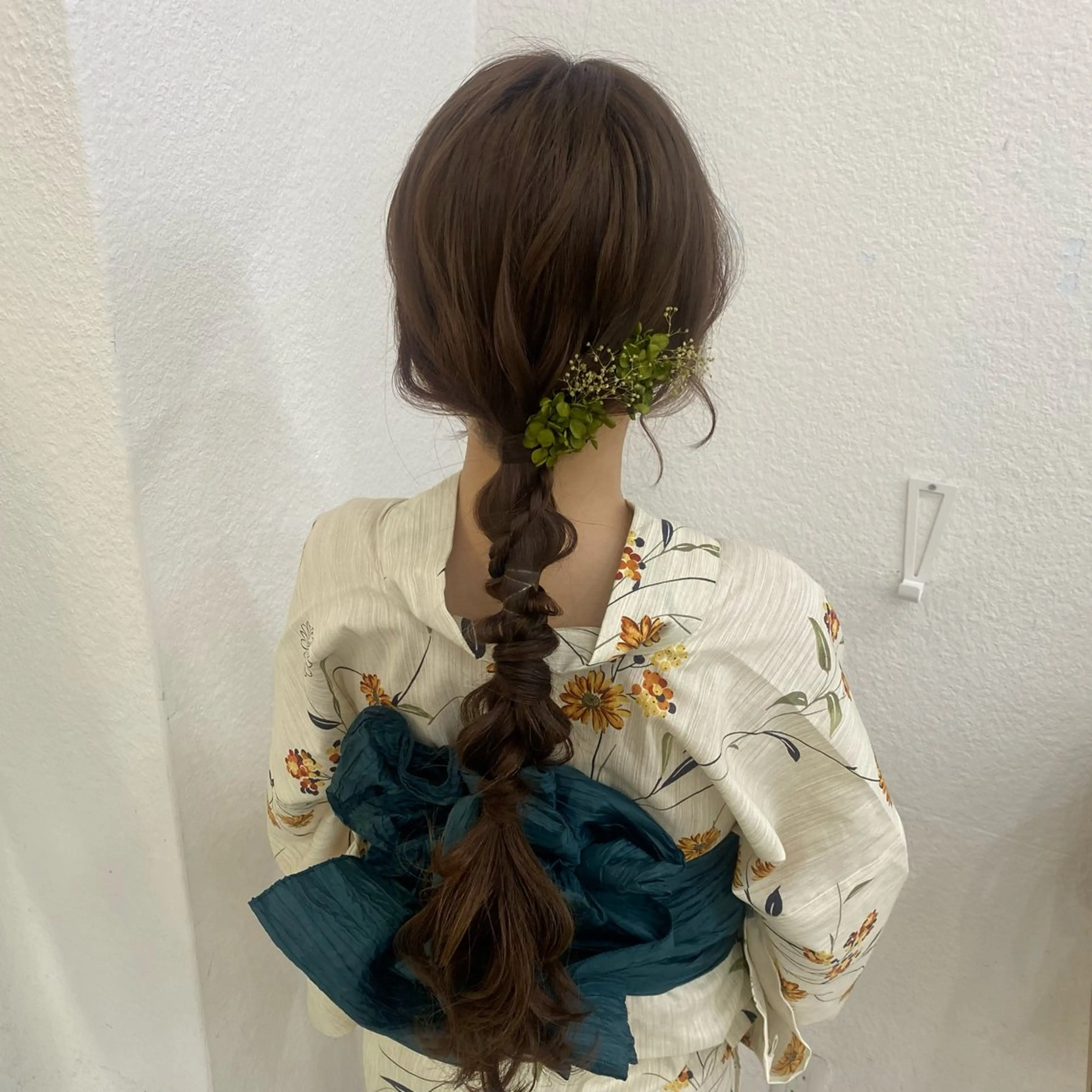 ロング 浴衣 risa/恵比寿/ ヘアセットのヘアスタイル