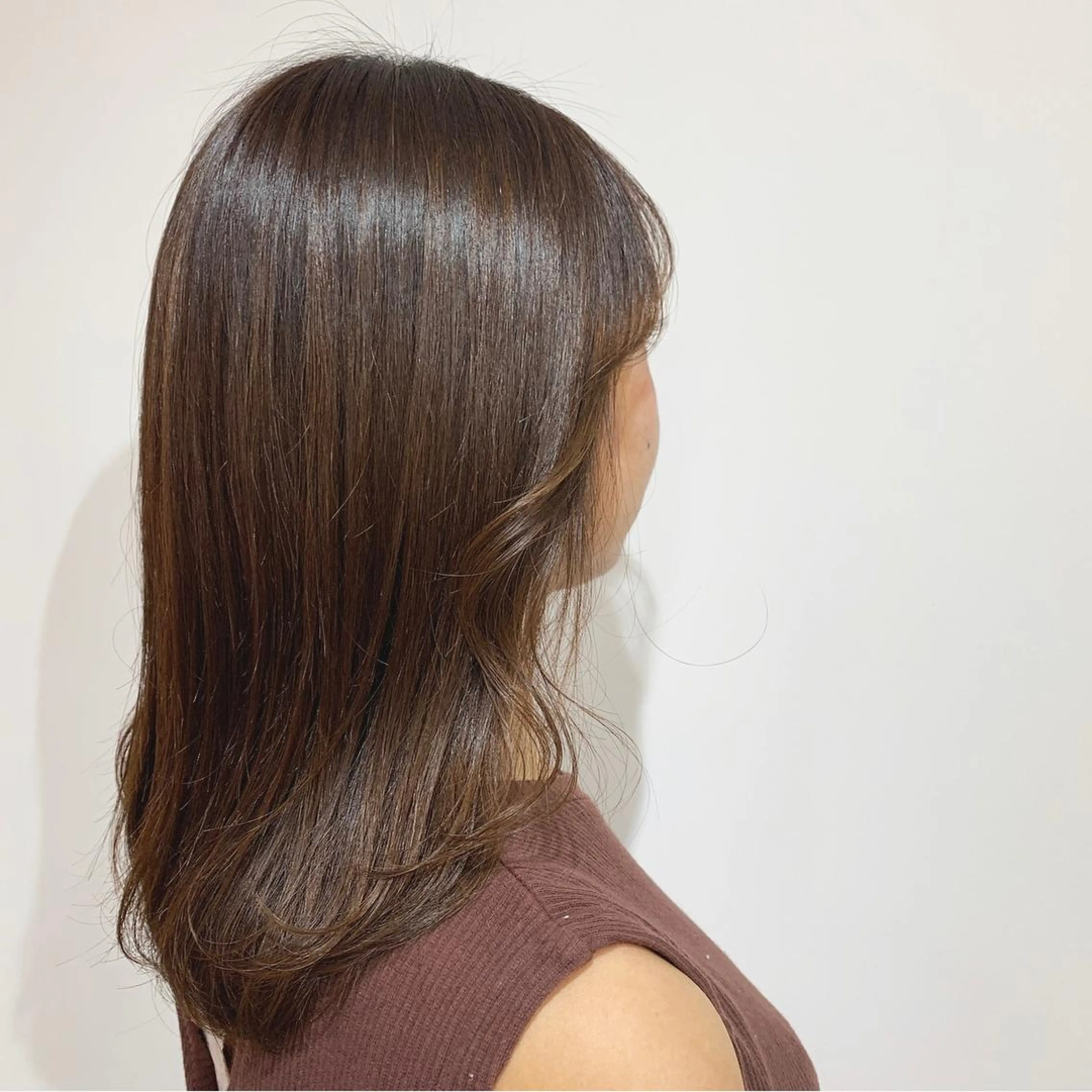 セミロング カラー HARUKA韓国ヘア /Luana梅田のヘアスタイル