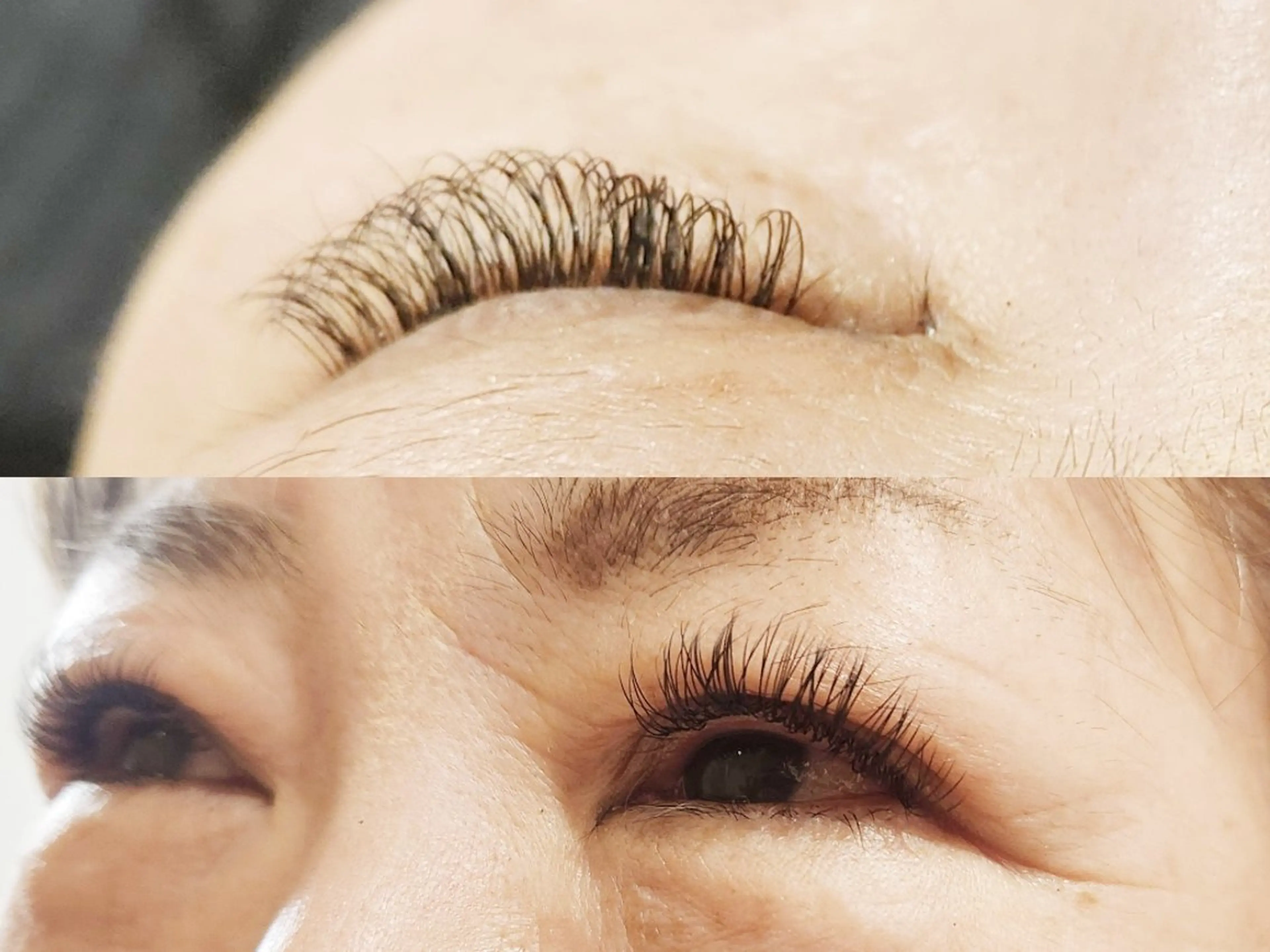 マツエク・マツパ Dカール フラットラッシュ Blanc 粕谷の眉毛・アイブロウイメージ