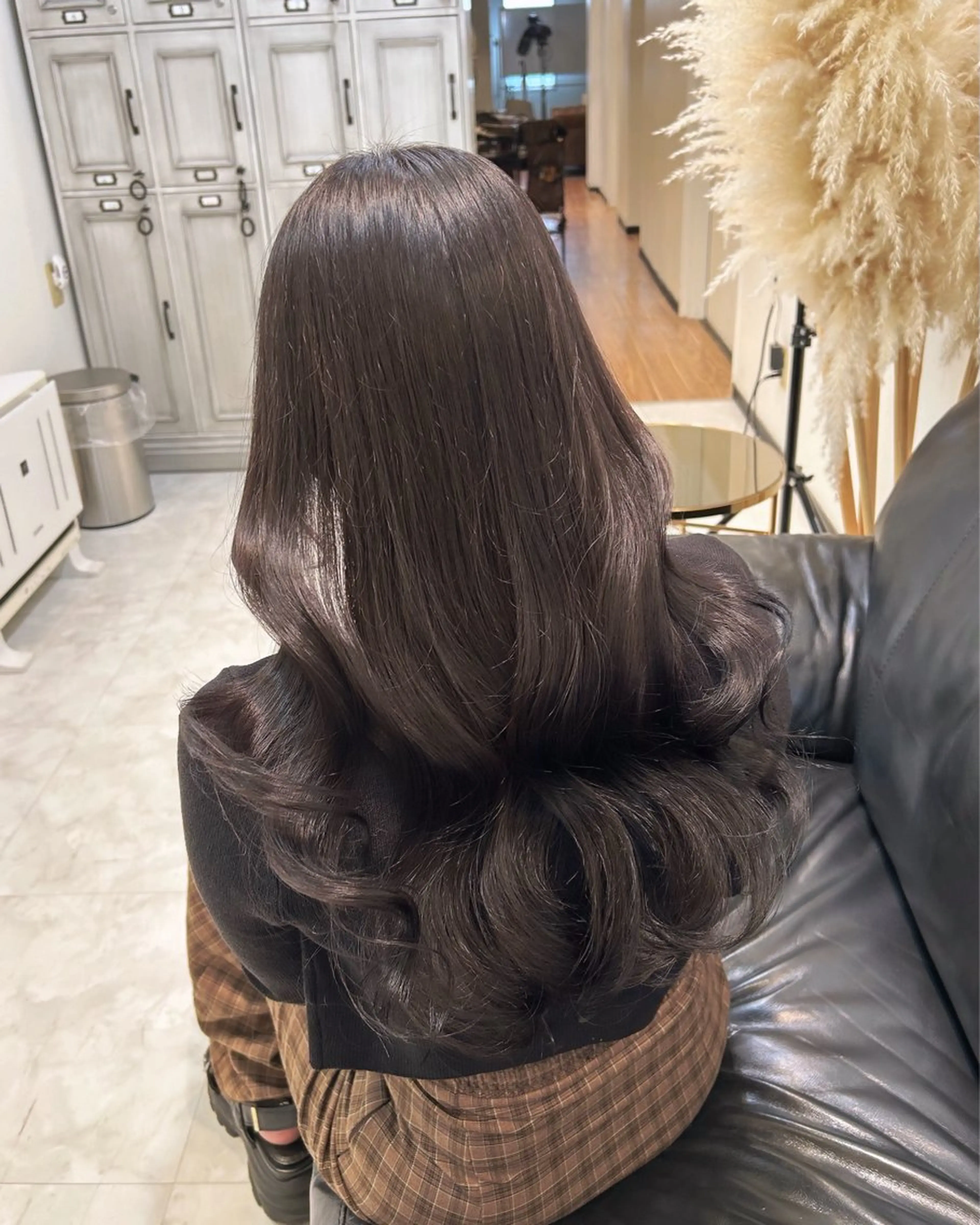 ロング カラー トリートメント ヘアカラー トリートメント ANKH CROSS 🦋mako🦋のヘアスタイル