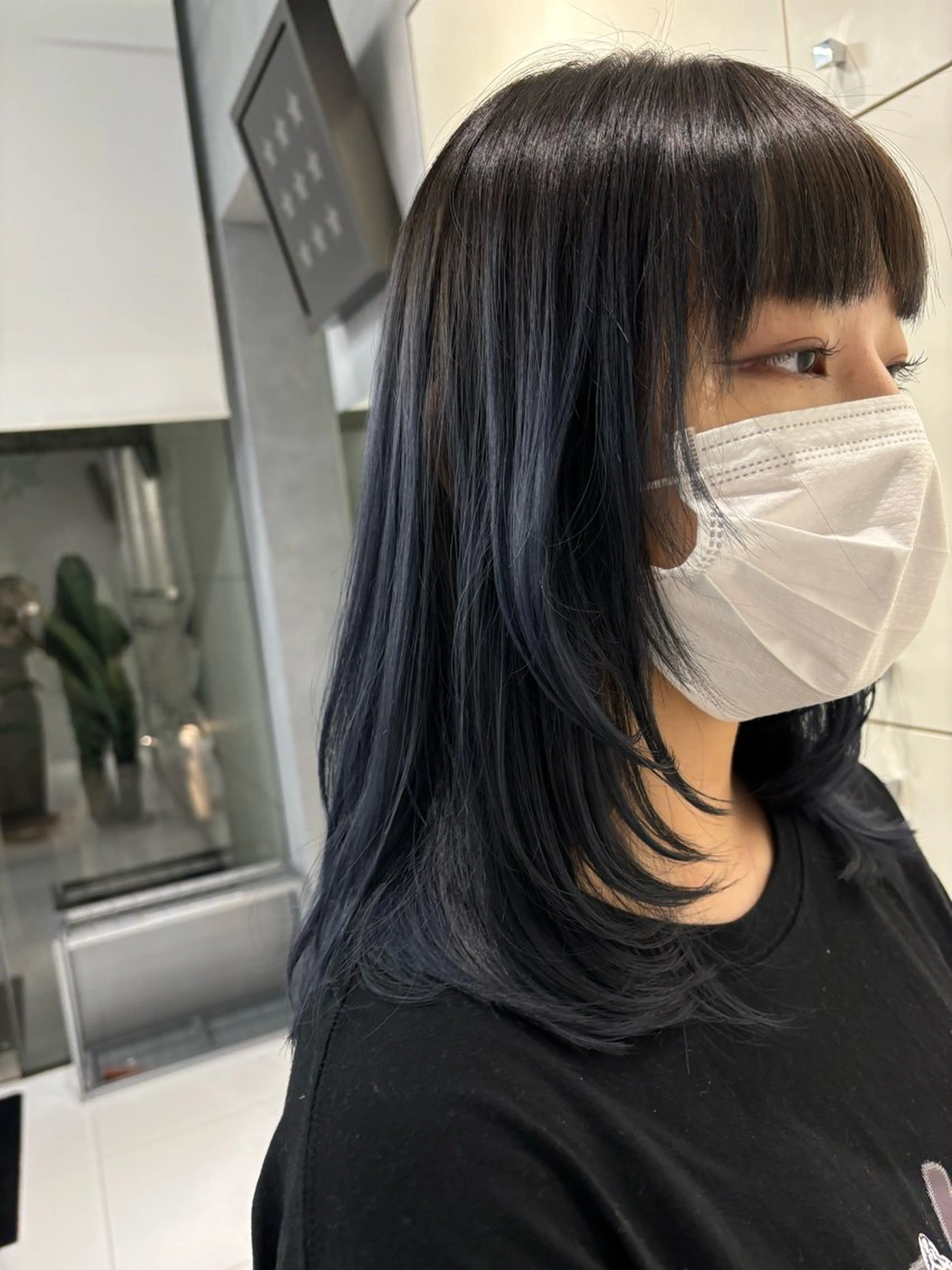 ロング 飯ヶ谷 成海のヘアスタイル