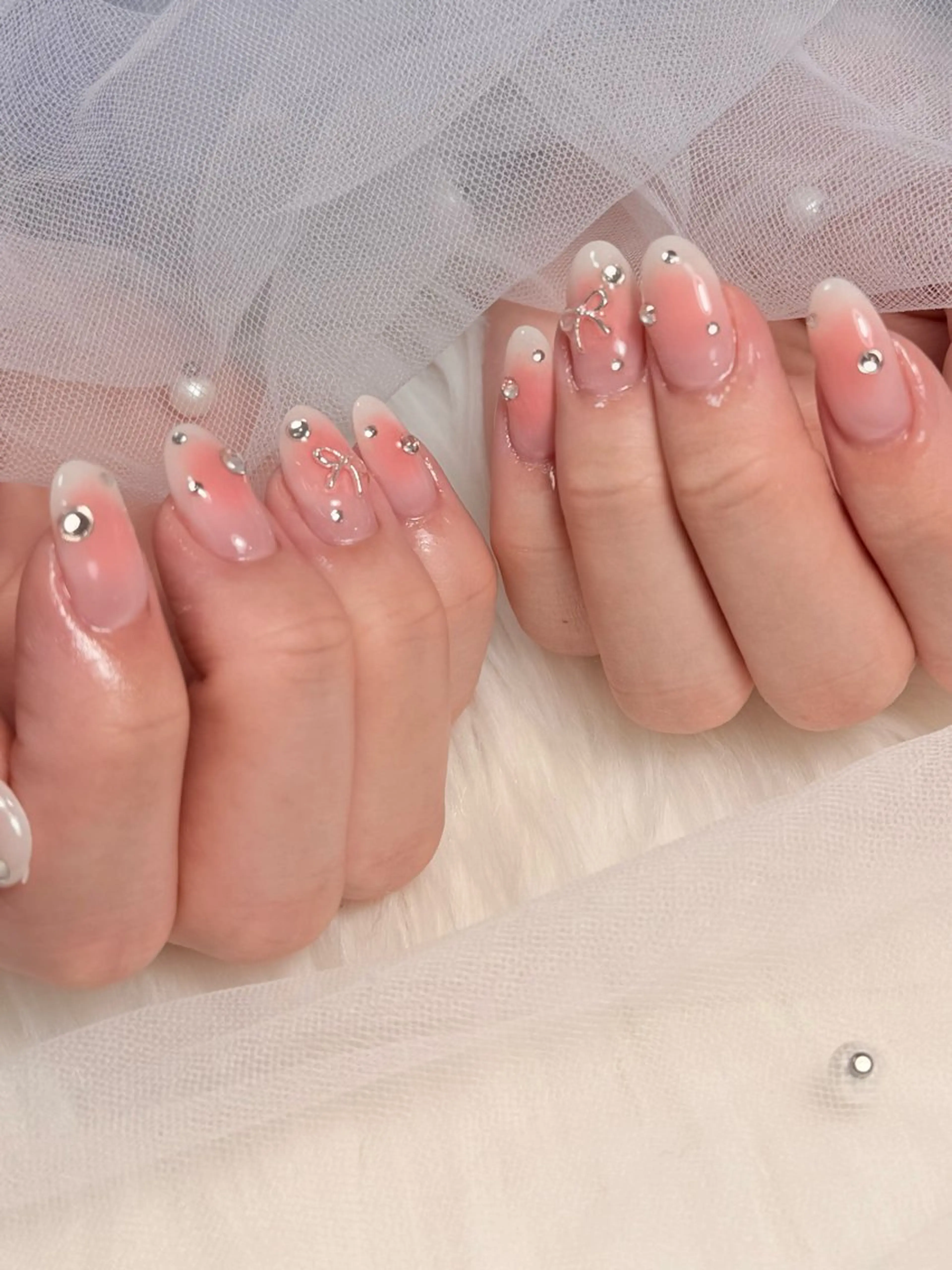 ショート 韓国風ヘア ハンドネイル 🌹Belle Nail🌹のネイルデザイン