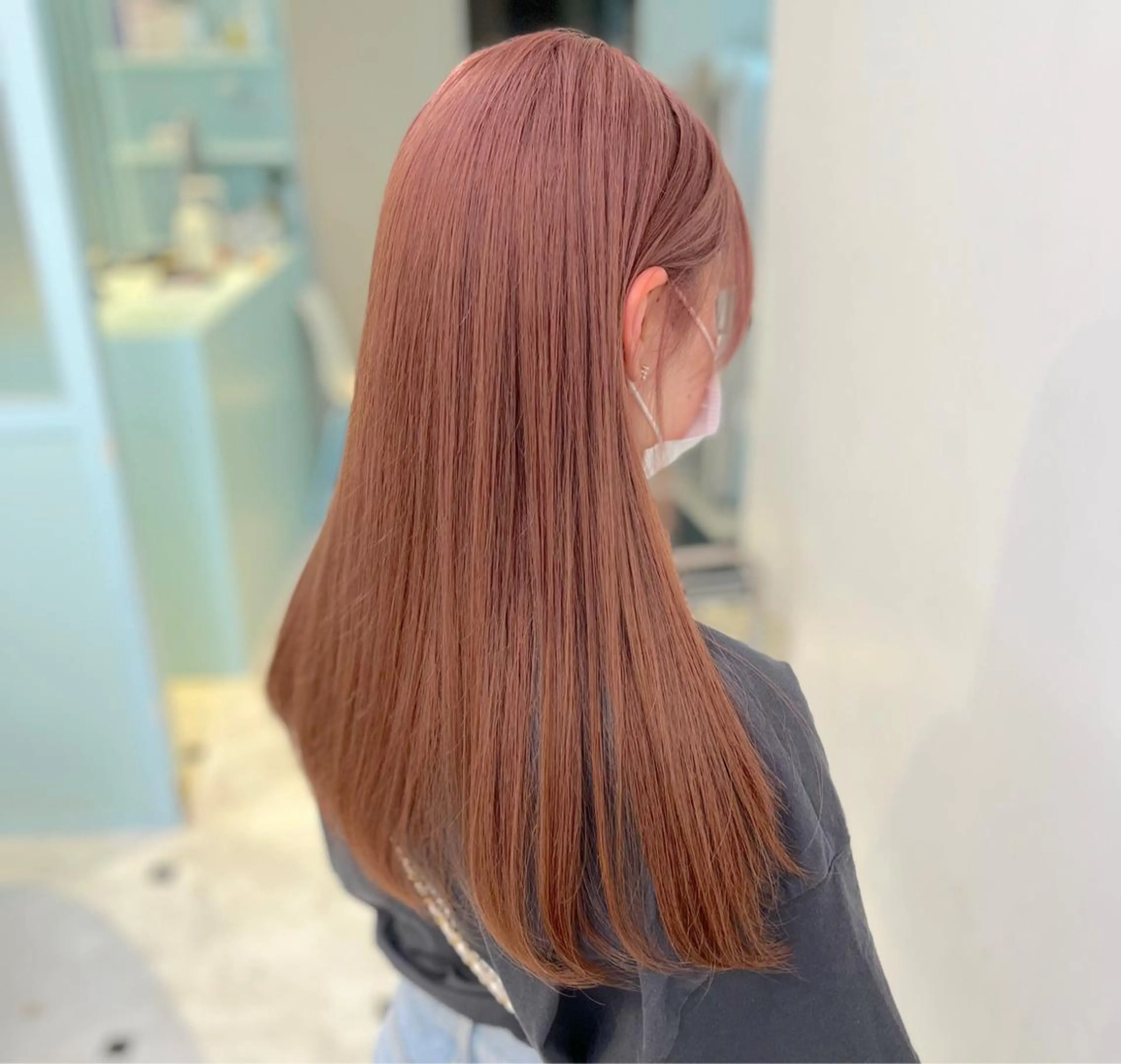 セミロング カラー ヘアアレンジ 愛されカラー🩷 はるなのヘアスタイル