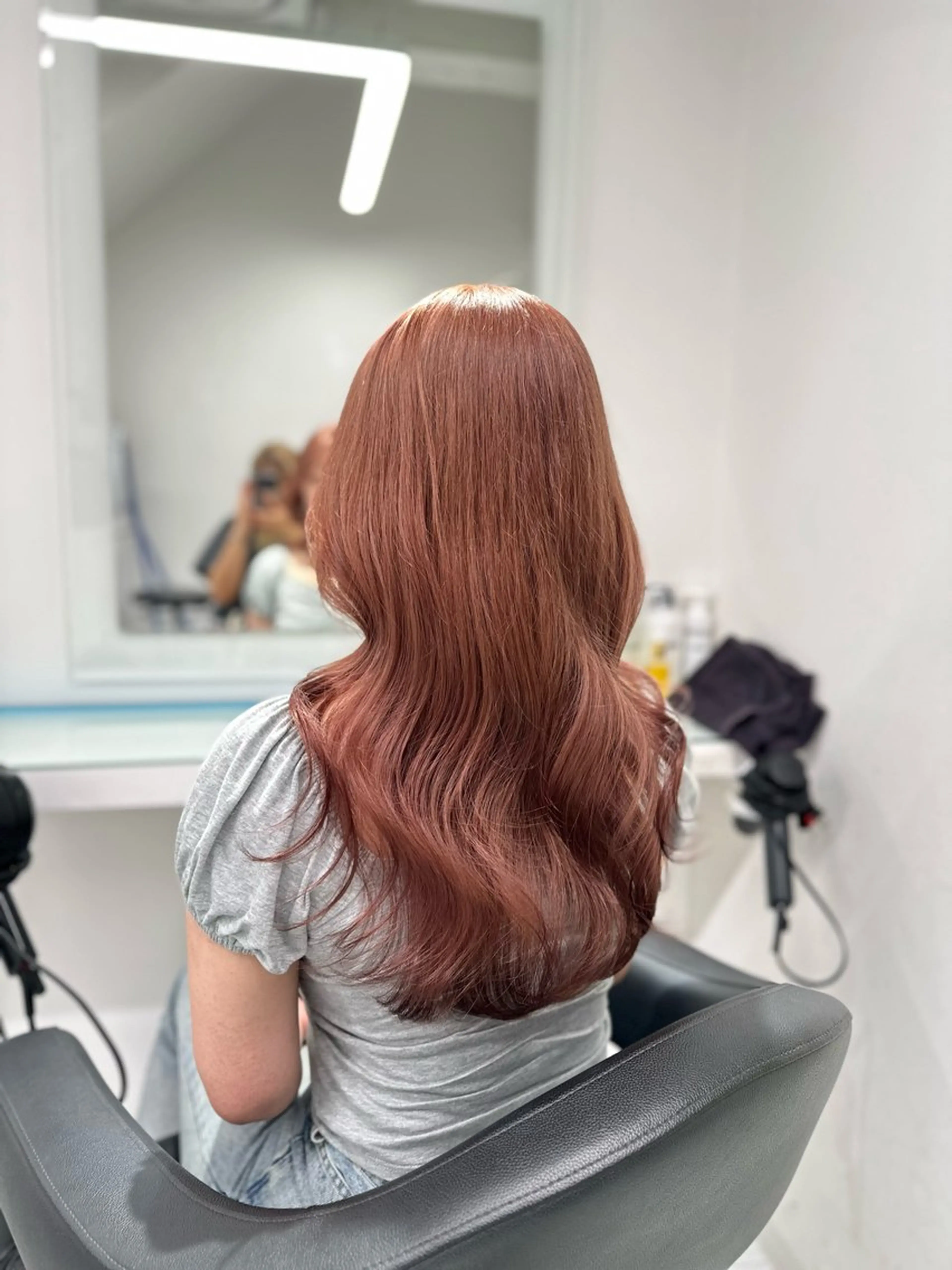 ロング カラー ヘアカラー トリートメント ヘッドスパ ヘアセット ❄最強かわいいカラー ❄️MINA❄️のヘアスタイル