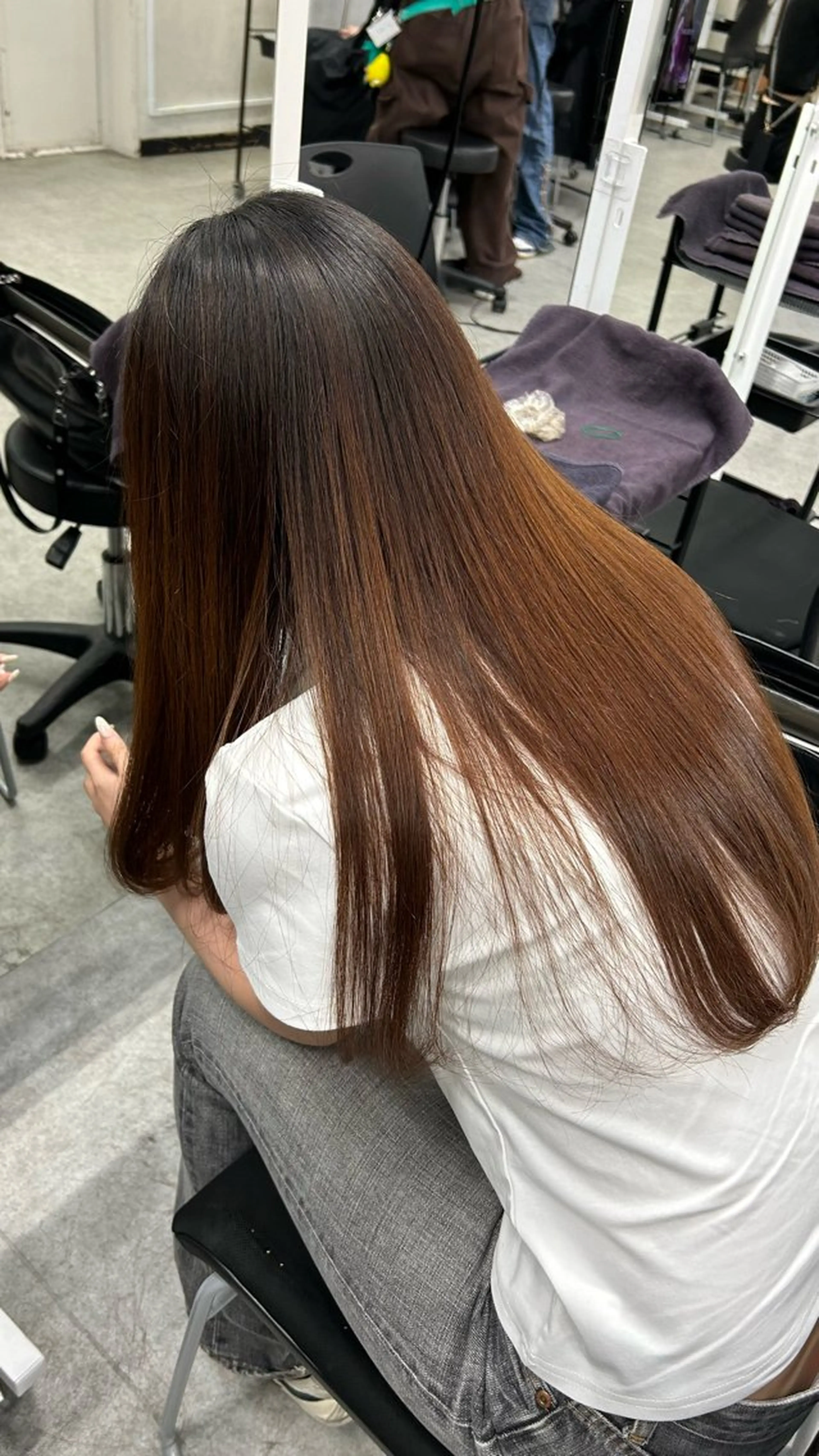 ロング カラー 巻きラク♡レイヤー 🦢こころのヘアスタイル