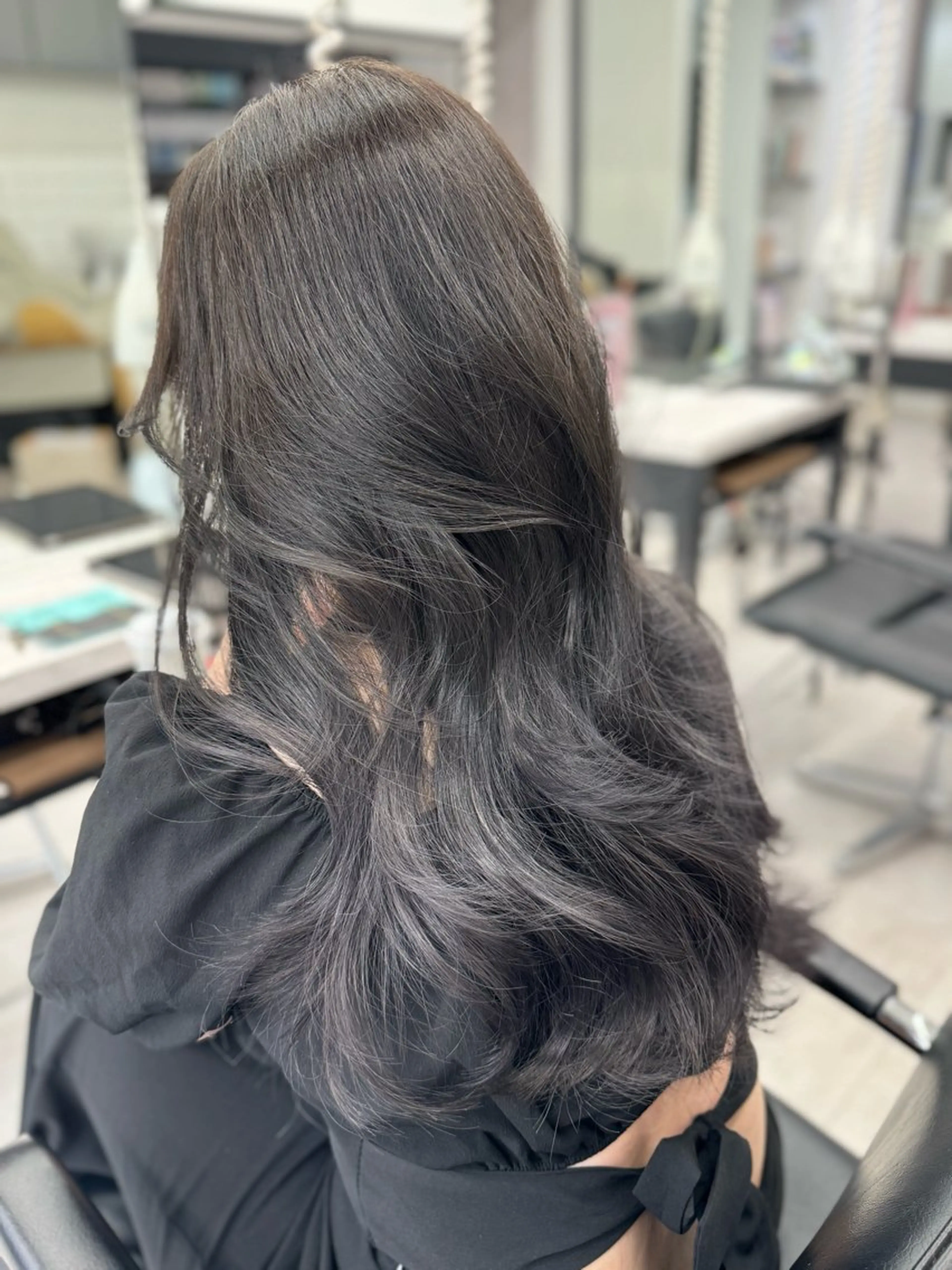 セミロング 映える顔まわり/前髪 特化 💗 ユキマのヘアスタイル