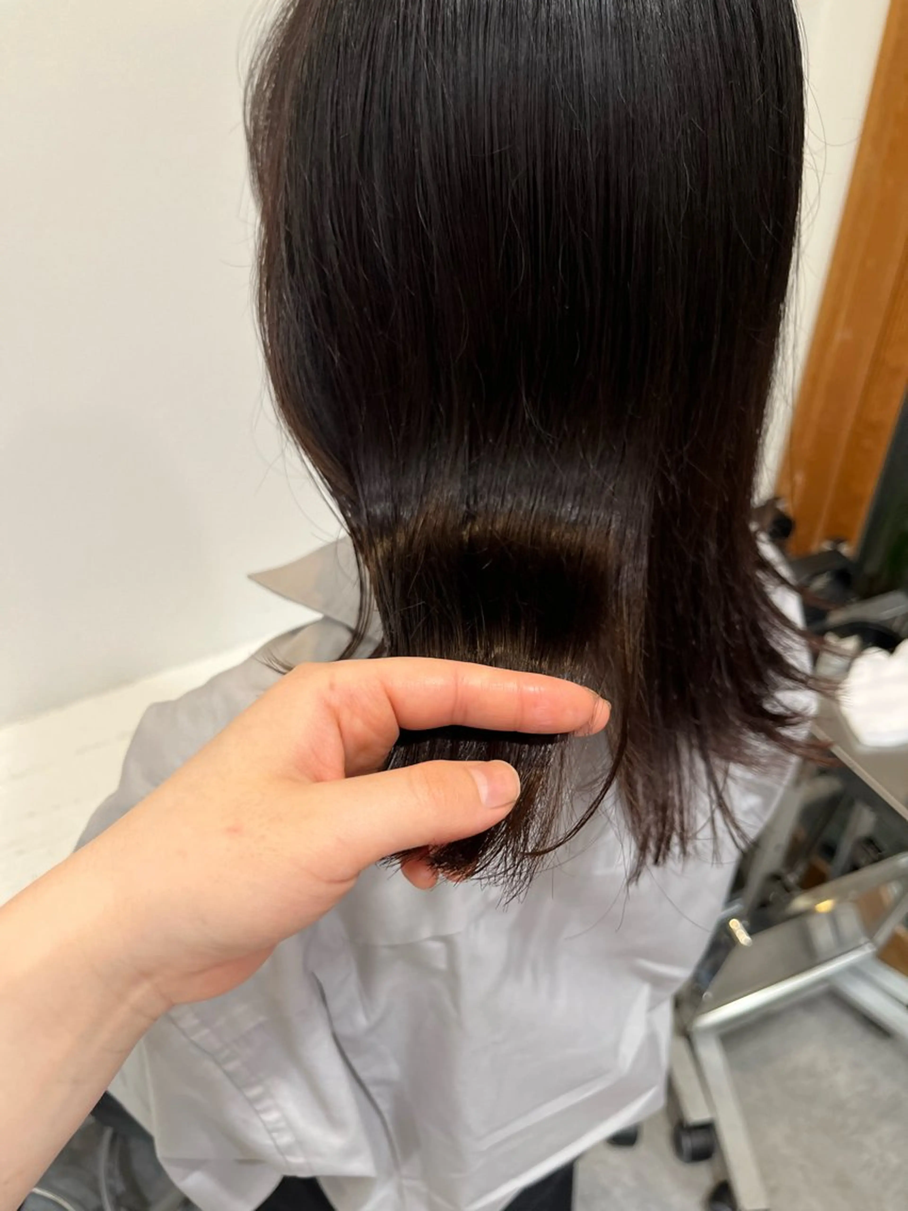 ミディアム トリートメント トリートメント 無料カットモデル‪✨ ✂️Nanami🌷のヘアスタイル