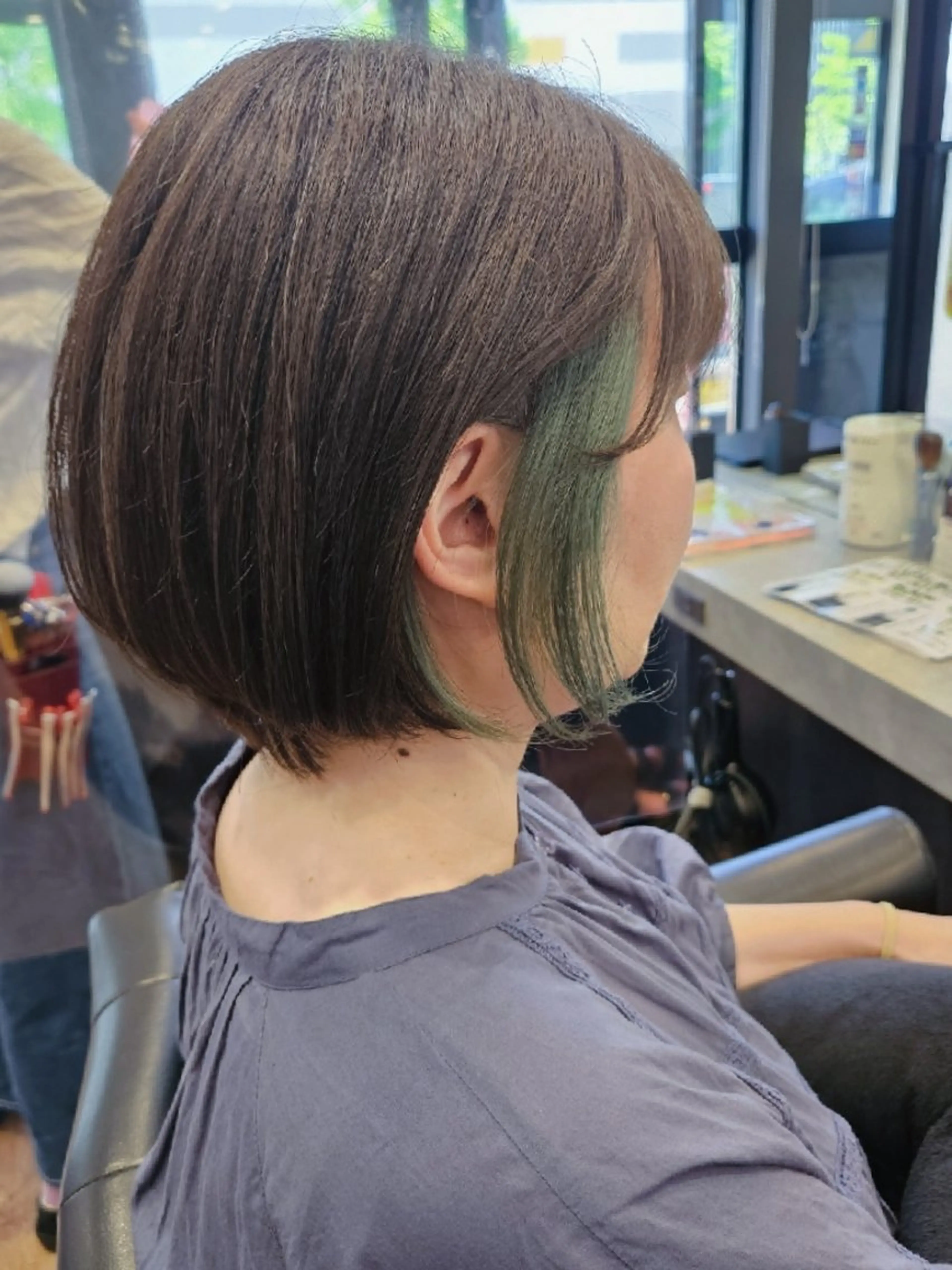 ショート カラー ヘアカラー 関口 友菜のヘアスタイル