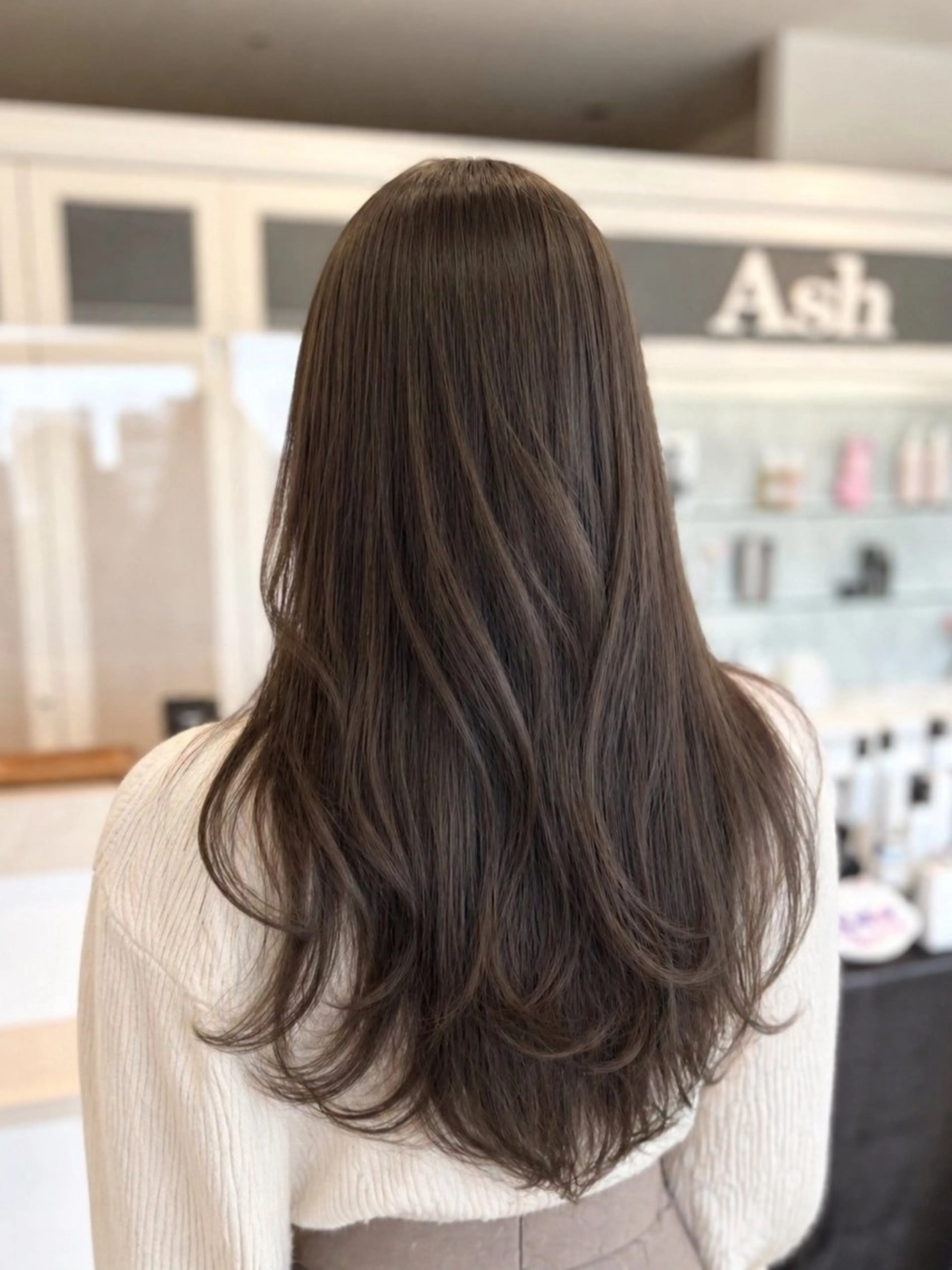 ロング カラー カット ヘアカラー トリートメント 金子 直樹のヘアスタイル