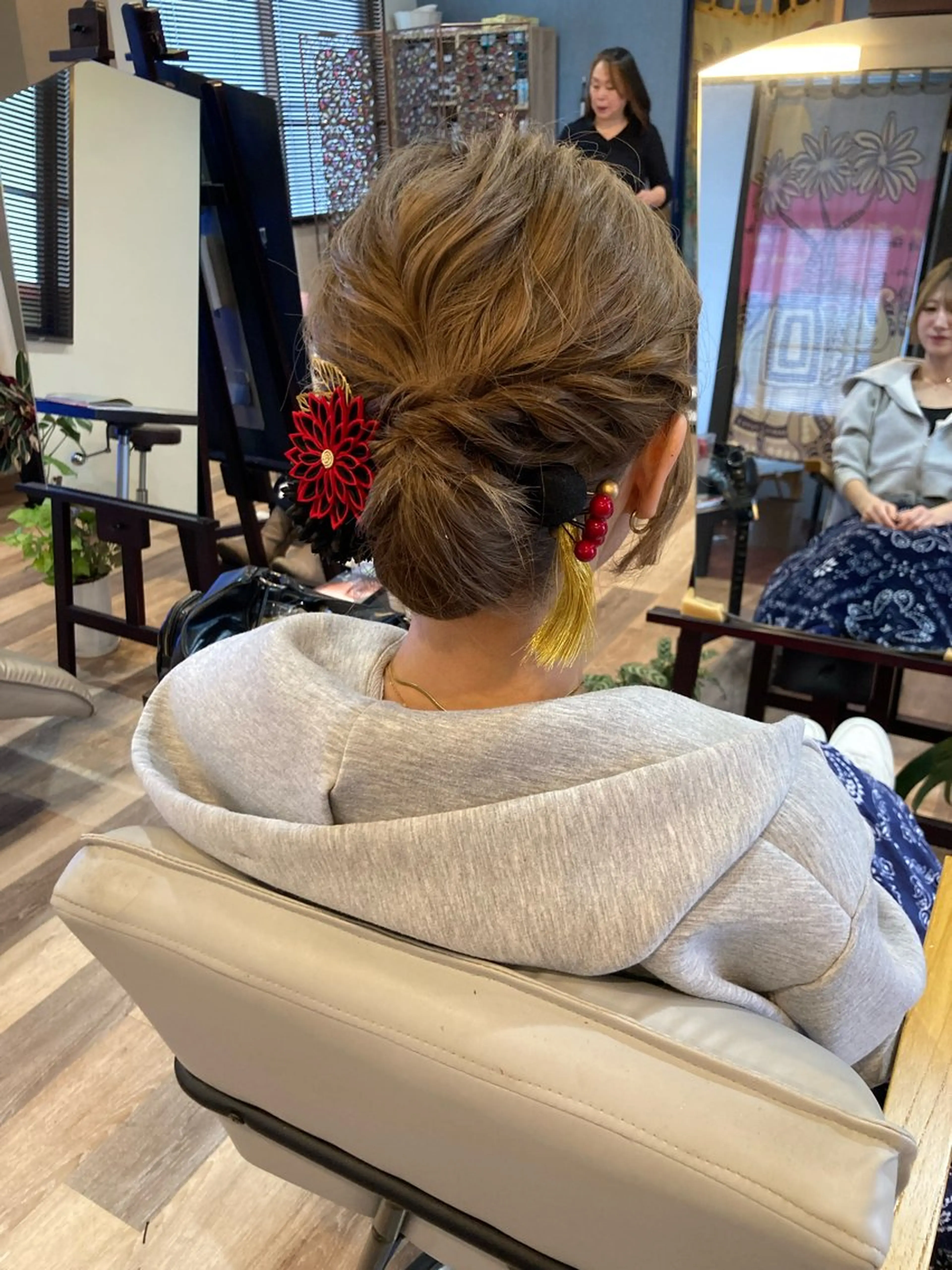 ミディアム ヘアセット 中野 紹江のマツエク・マツパデザイン