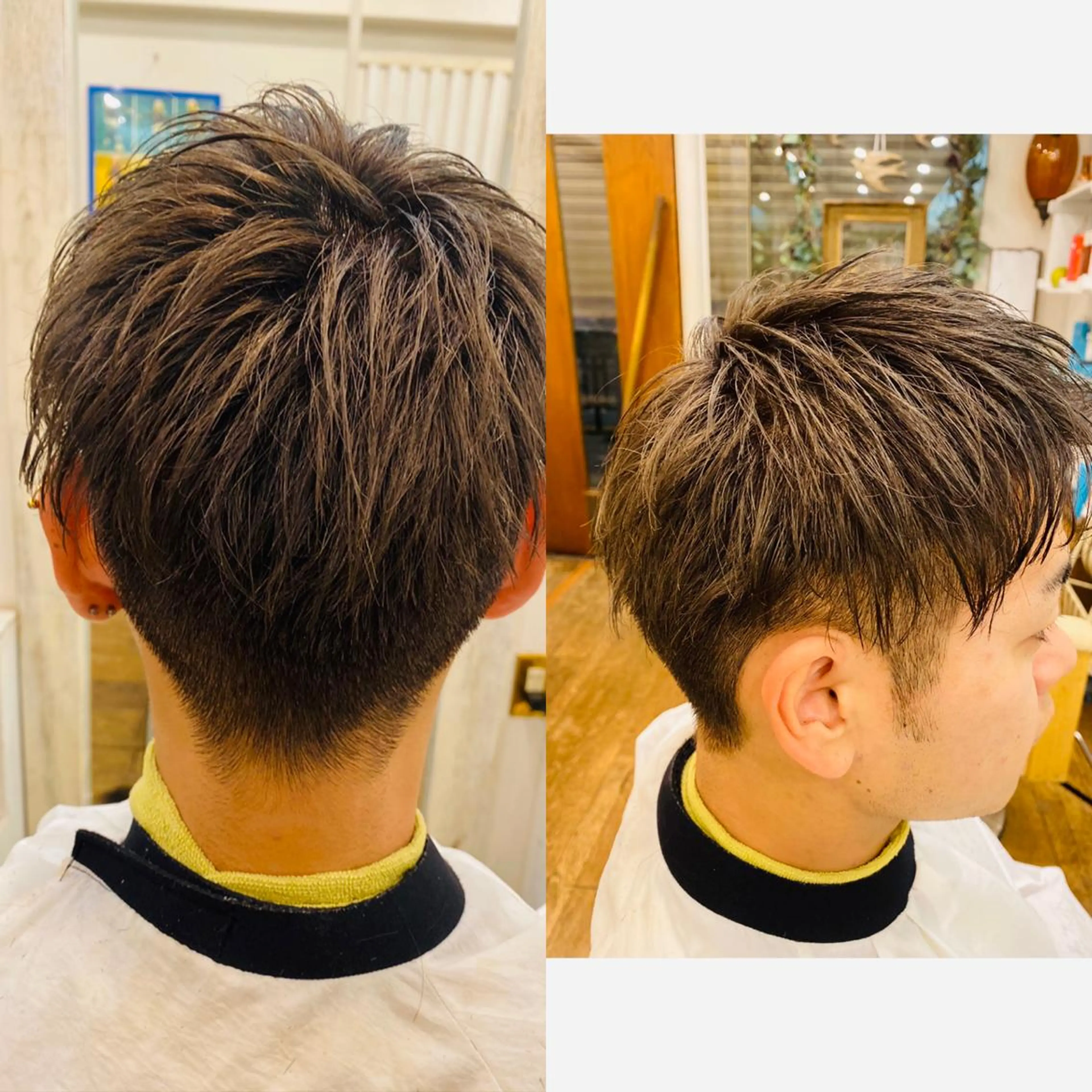 ショート メンズ 刈り上げ カット 吉原 頌平のヘアスタイル