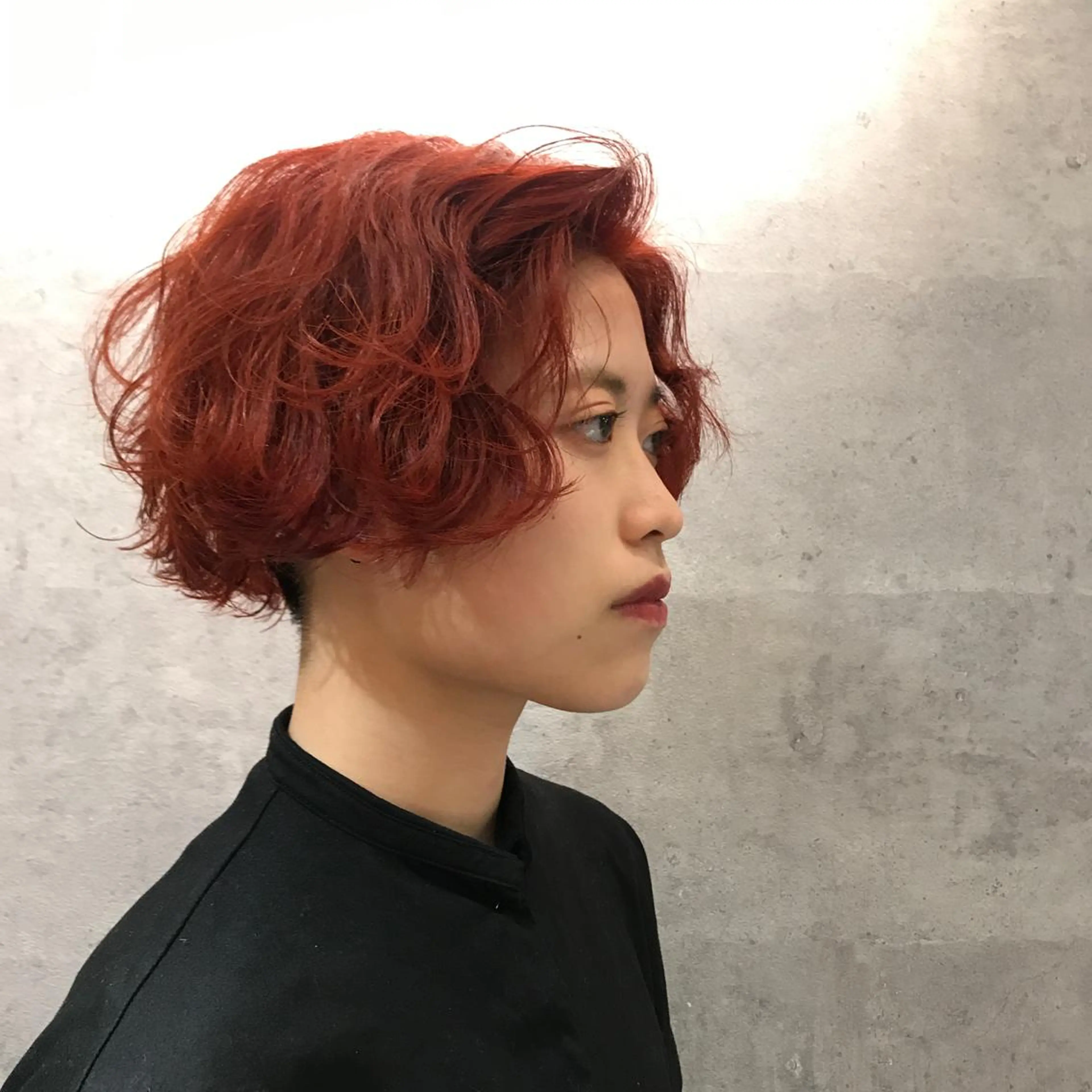 ショート カラー Yuki☺︎パーマ レイヤーカットのヘアスタイル