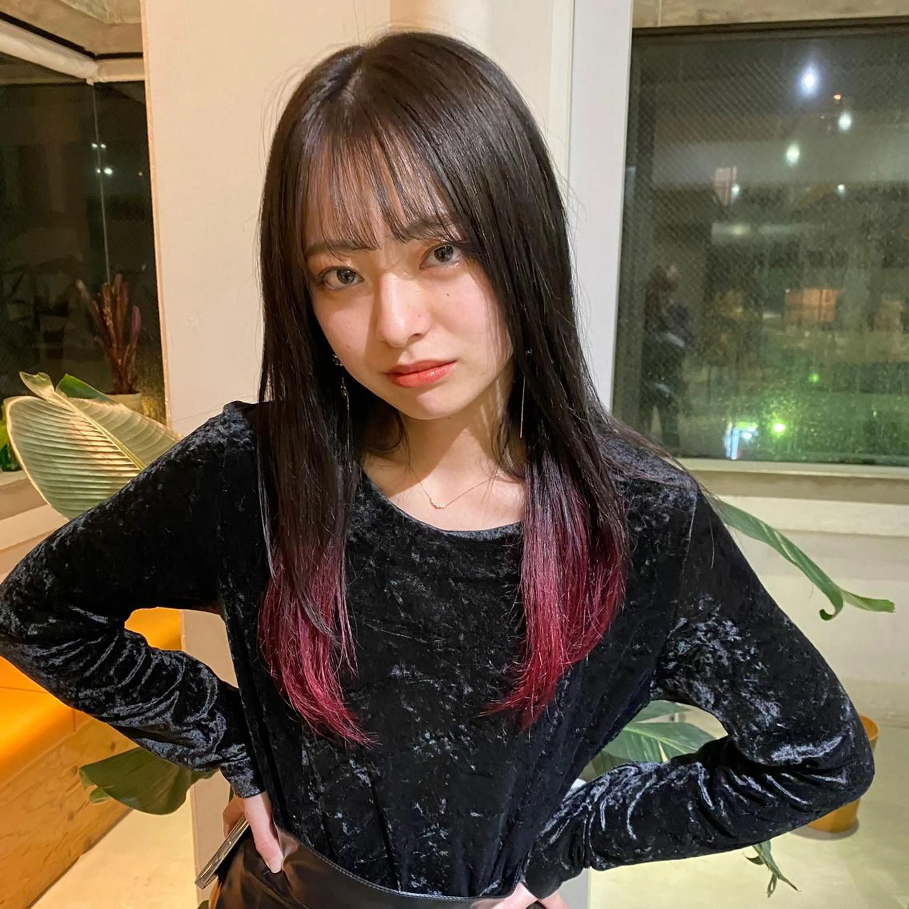 セミロング カラー 無料カットモデル募集 🌱ひょうがのヘアスタイル