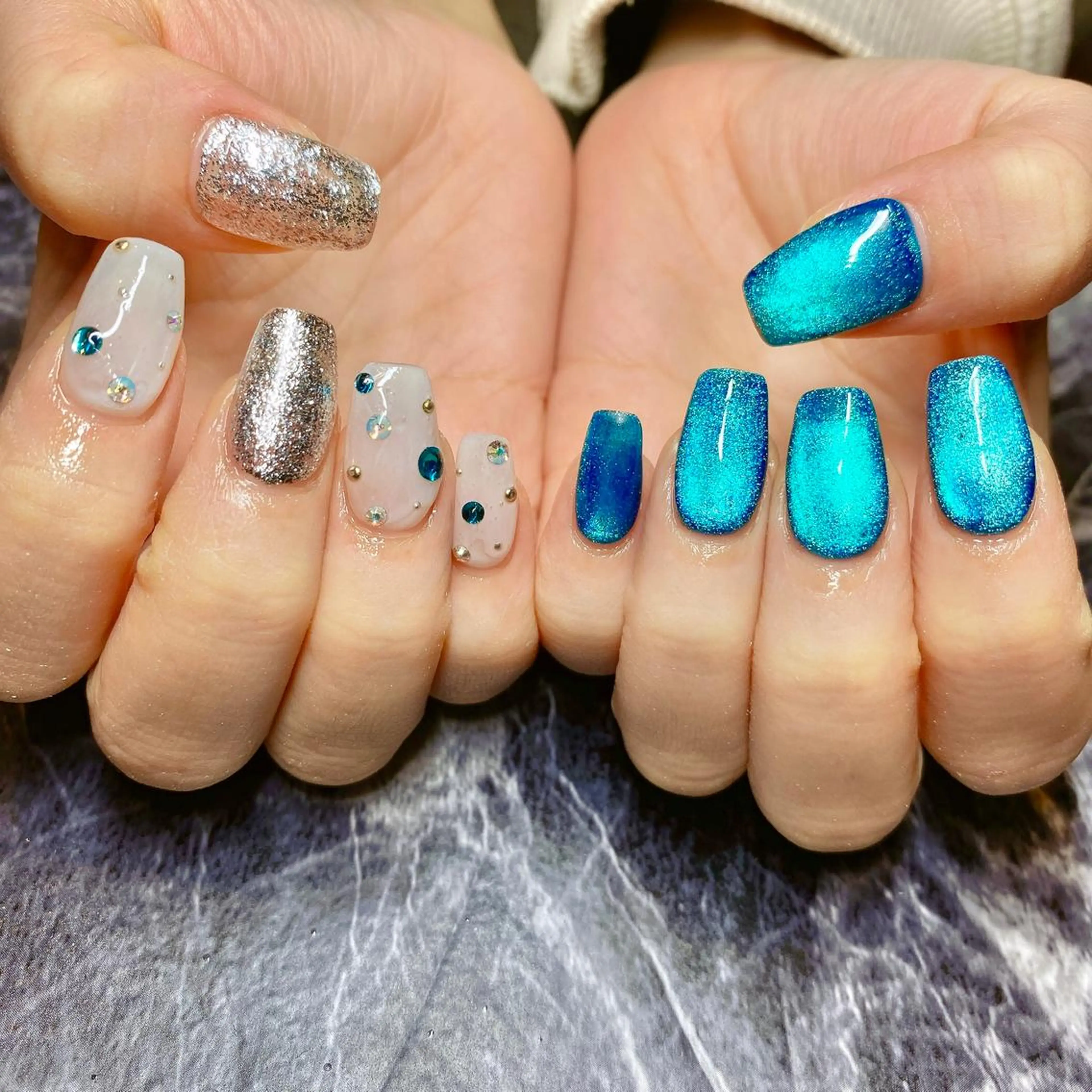 ネイル ジェルネイル ハードジェル スカルプネイル しば まなみのネイルデザイン