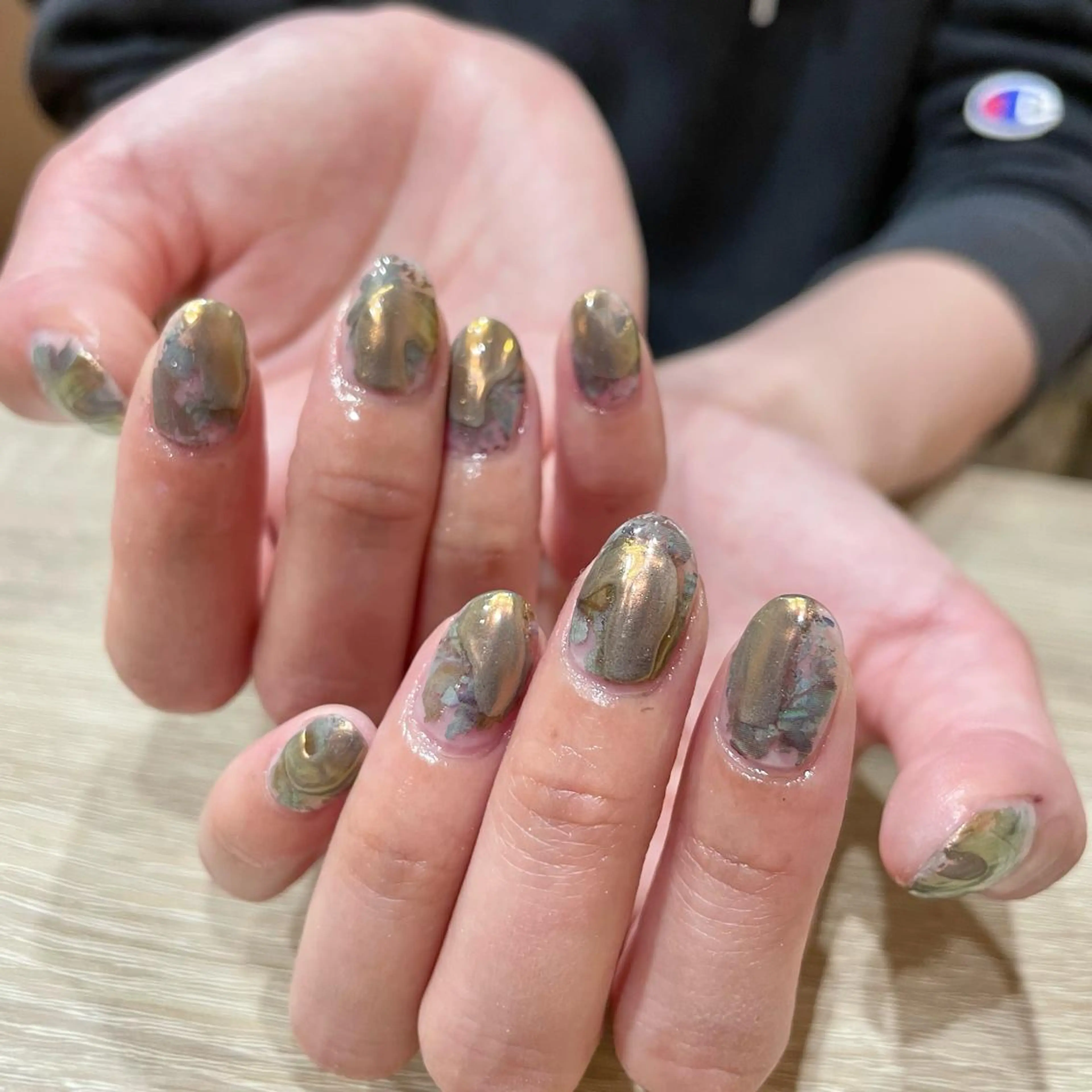 ネイル ミラーネイル ハンドネイル liberté🫧 新小岩のネイルデザイン