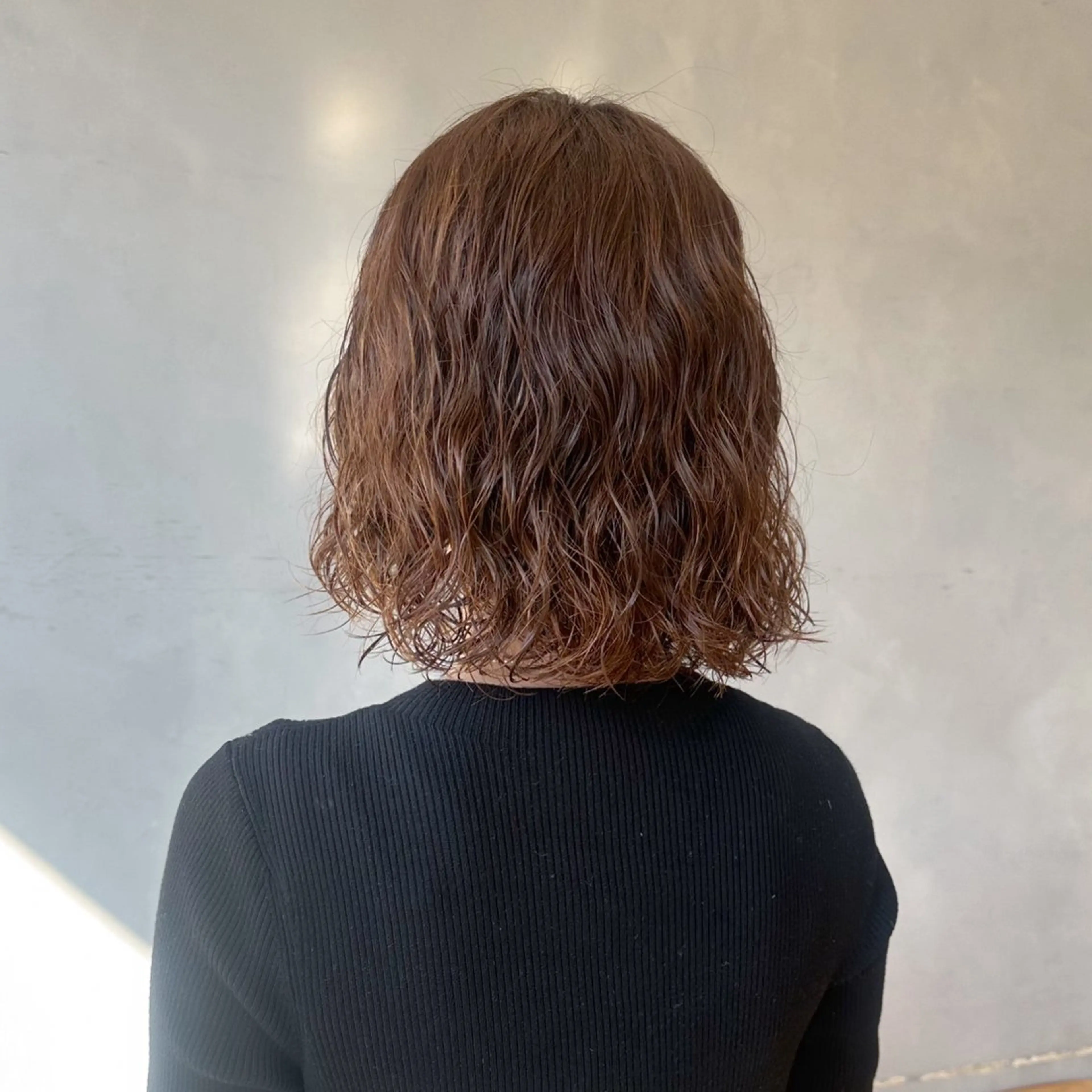 ミディアム パーマ ミディアムパーマ ボブ カット パーマ 🫧もも🫧 ／パーマ/似合わせ/のヘアスタイル