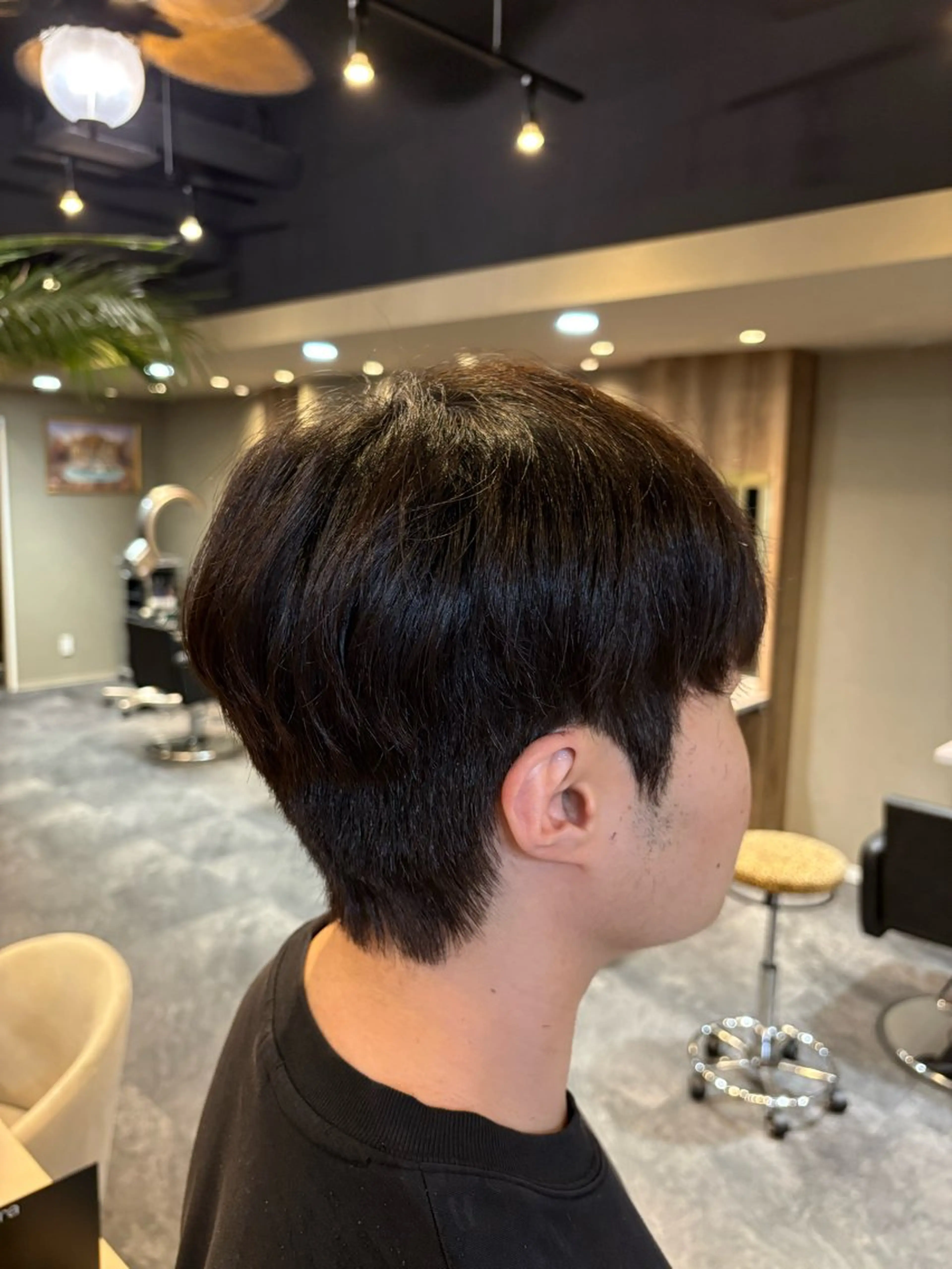 メンズ ダウンパーマ メンズ韓国風 メンズパーマ カット 門岡 昌輝のヘアスタイル