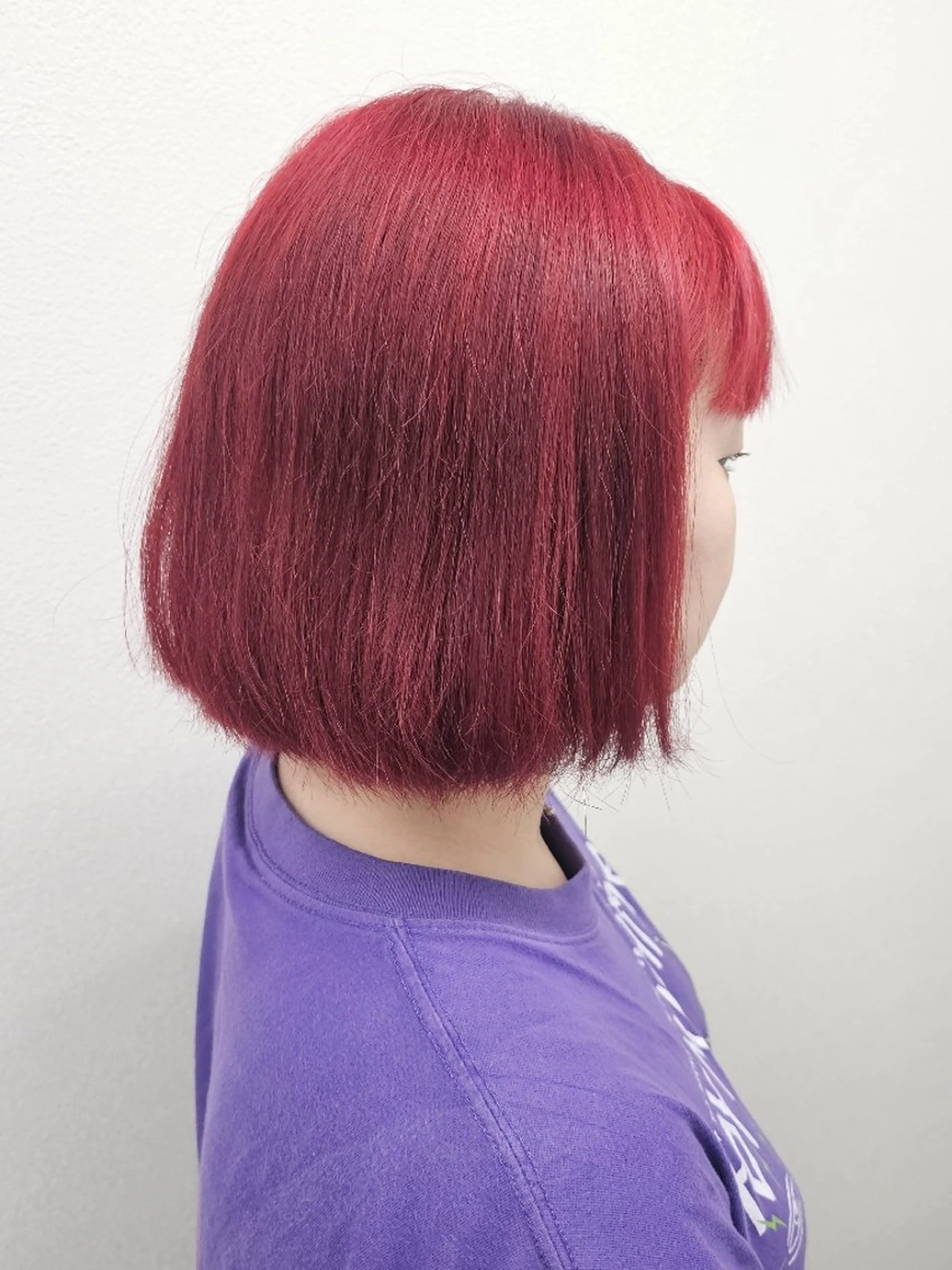 カラー ブリーチ ケアブリーチ ダブルカラー ブリーチなしカラー 髪質改善 ヘアカラー 🍒renka🍒 ボブ/ショート/暖色のヘアスタイル