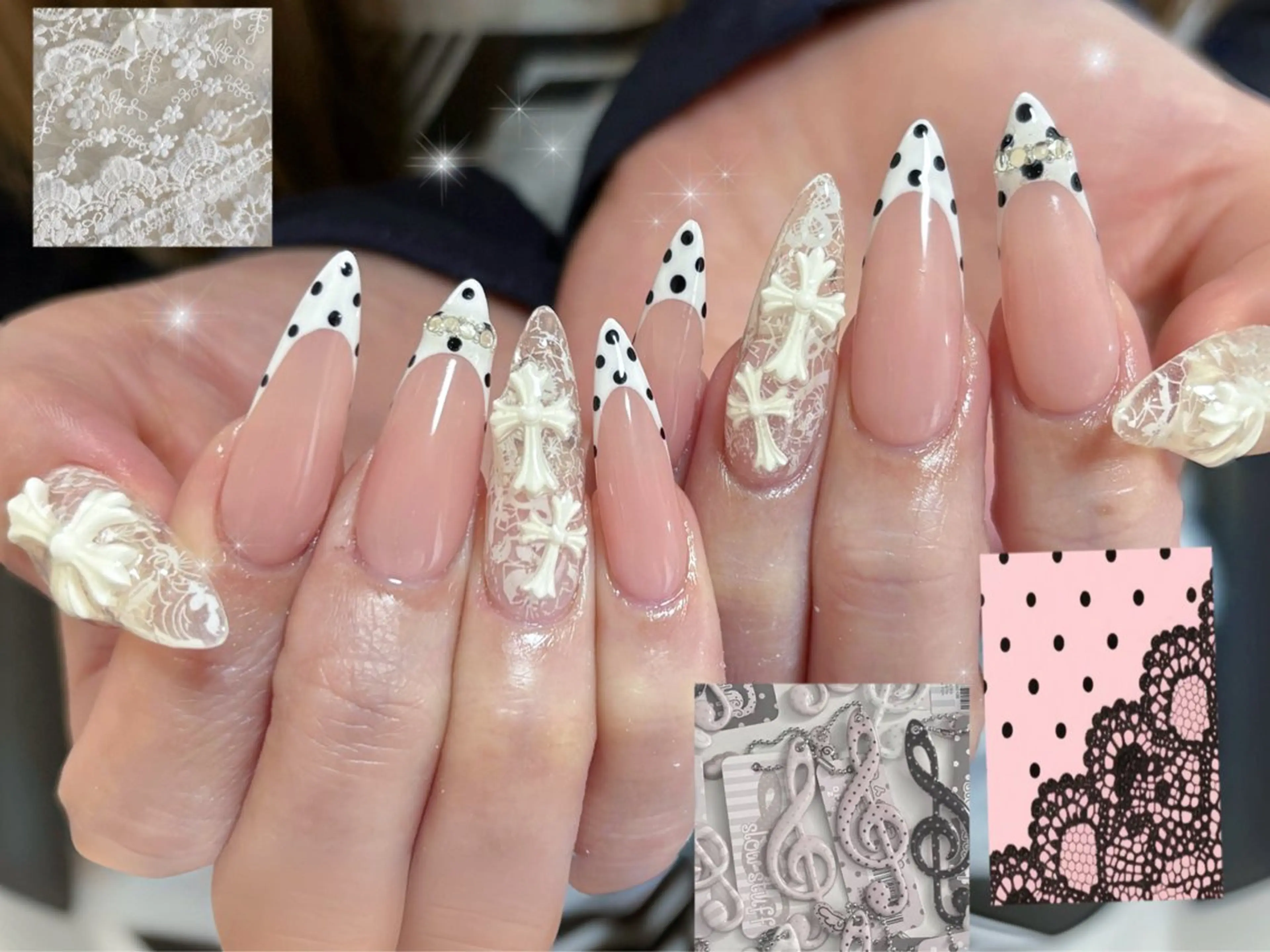 ネイル 桜ネイル フレンチネイル ジェルネイル ガラスフレンチ グラデーション ハンドネイル E3 Nail Salonのネイルデザイン