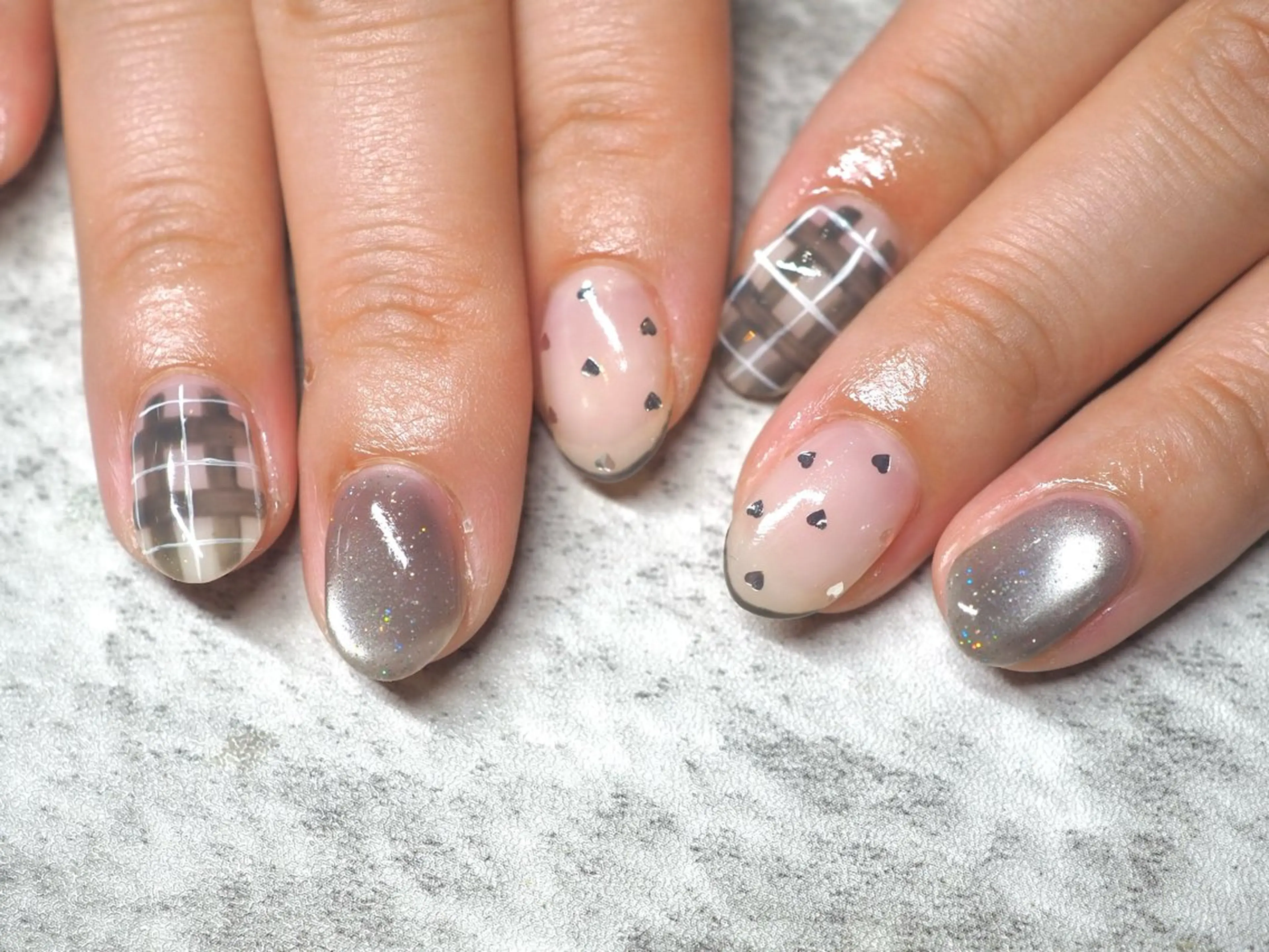 ネイル ハンドネイル glaNje aoiのネイルデザイン