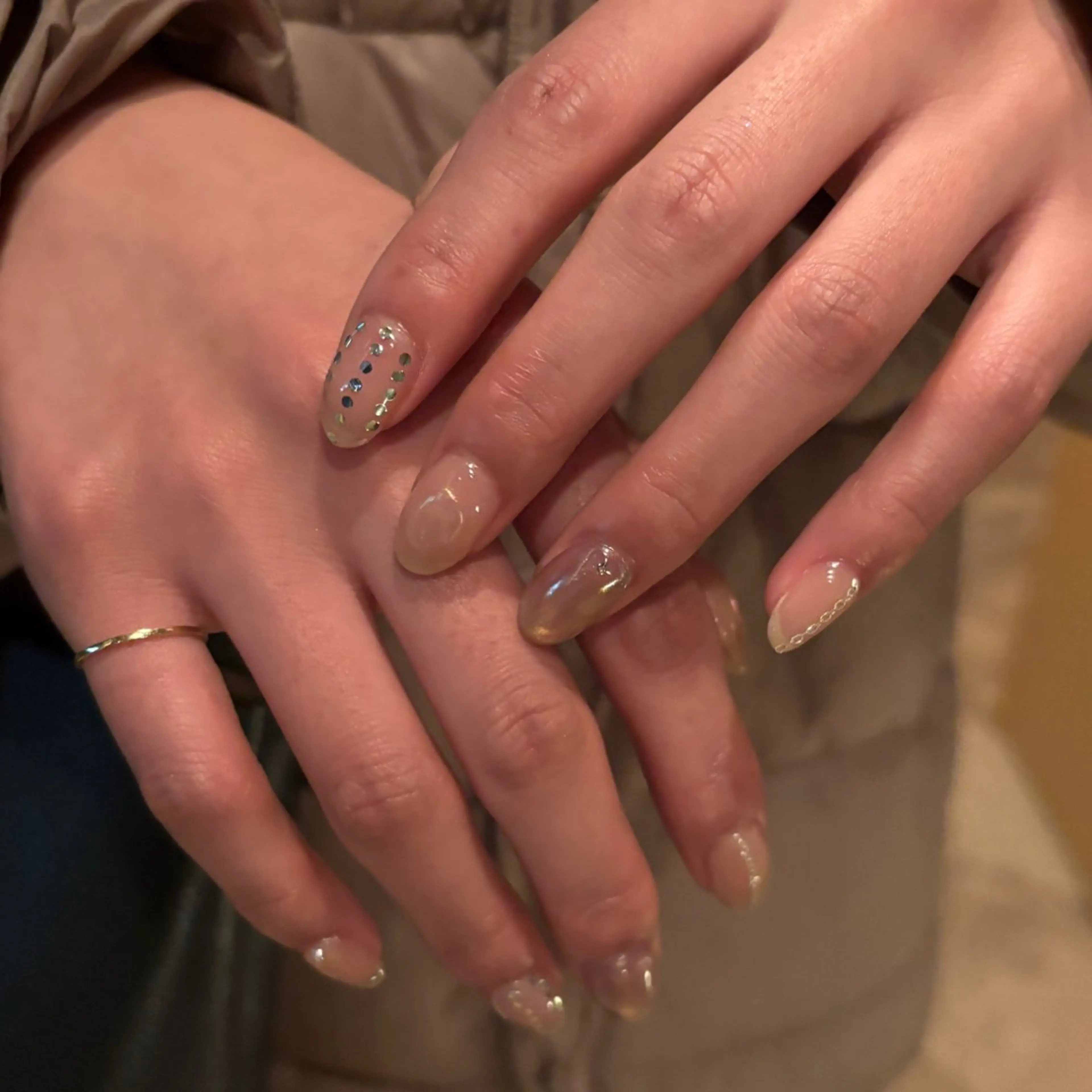 ネイル 黒島 朱夏のネイルデザイン