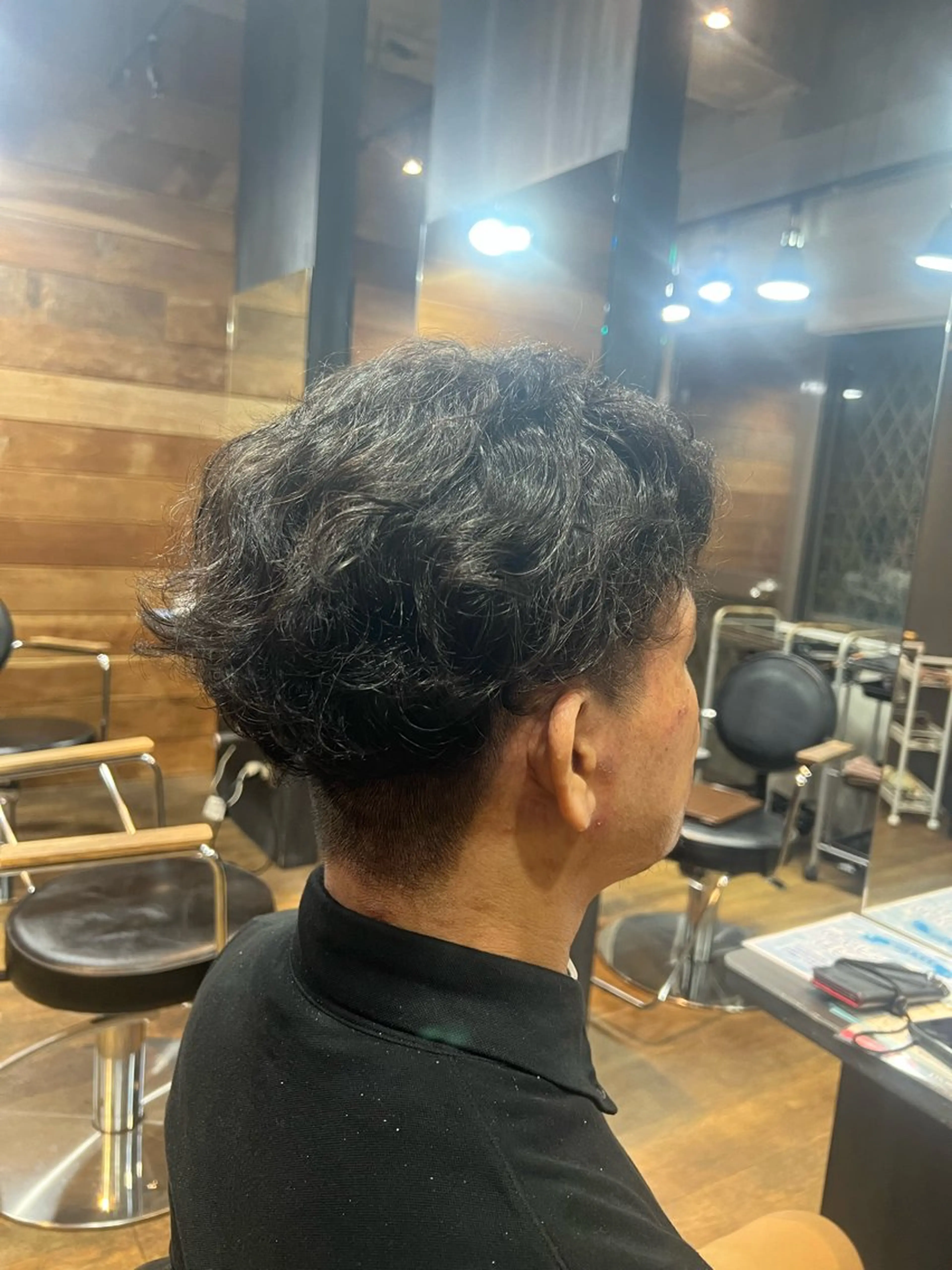 メンズ カット パーマ 脇山 真生のヘアスタイル