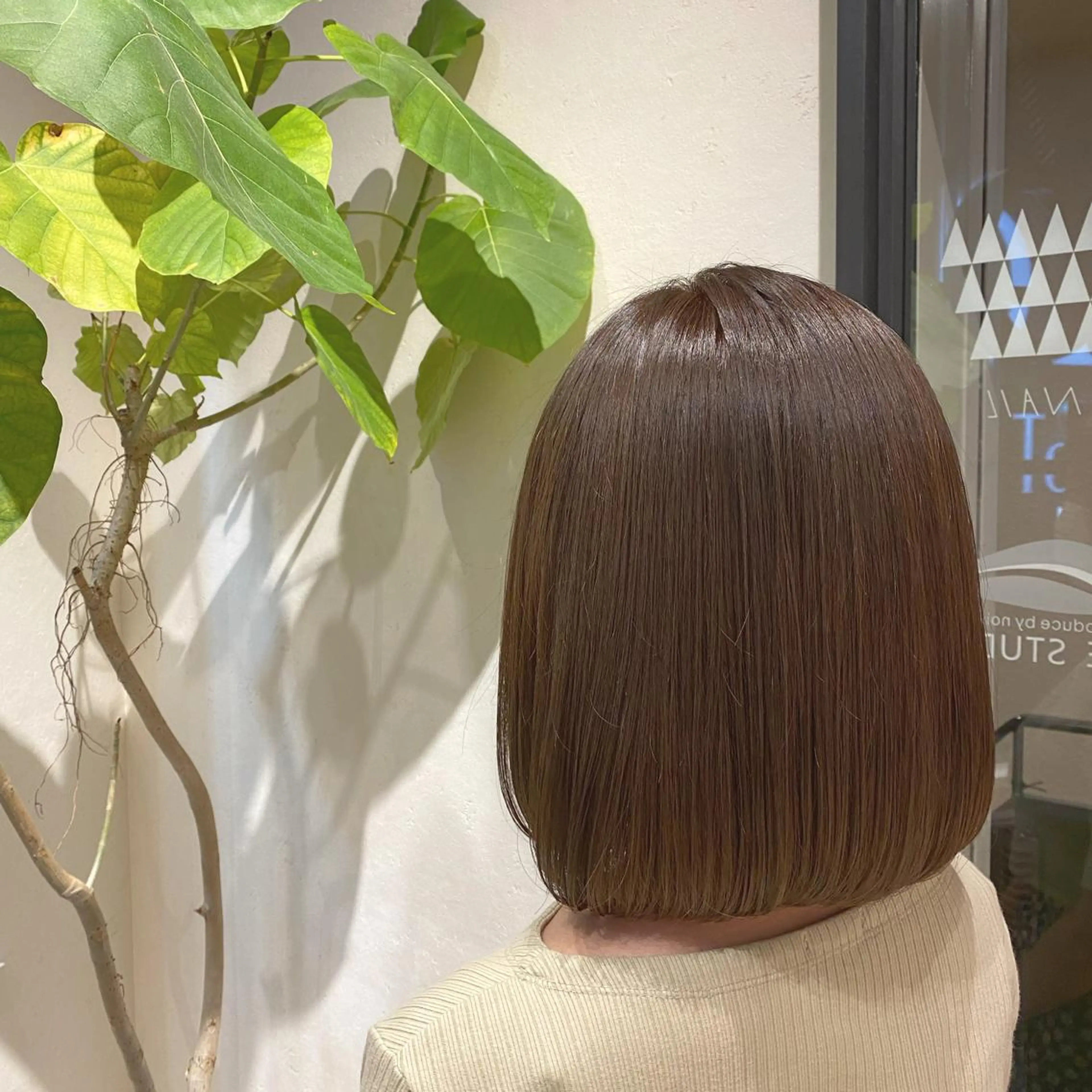 ミディアム ボブ 韓国ヘア🕊村上 ののこ🕊のヘアスタイル