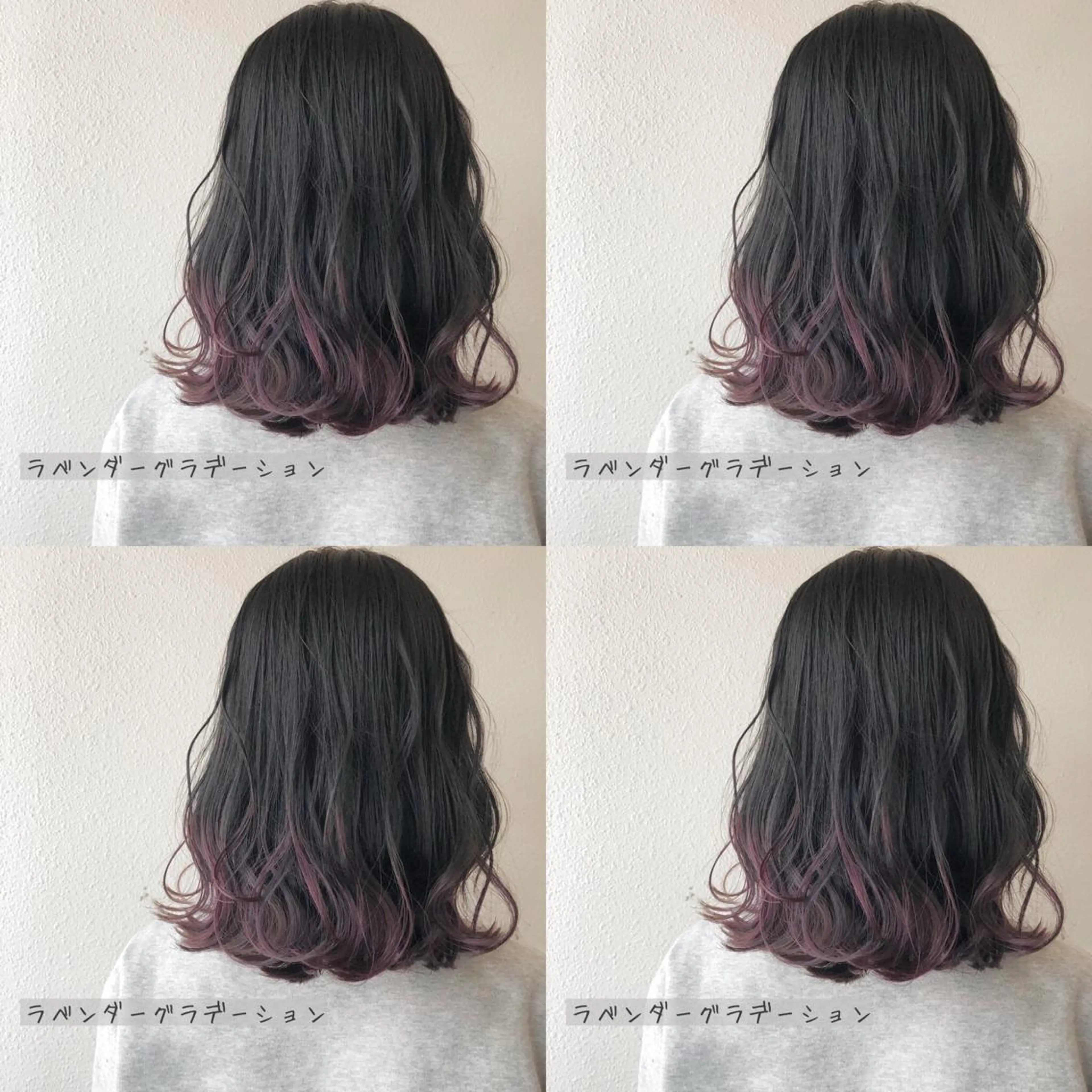 セミロング カラー ブリーチ あさだ しゅうたろうのヘアスタイル