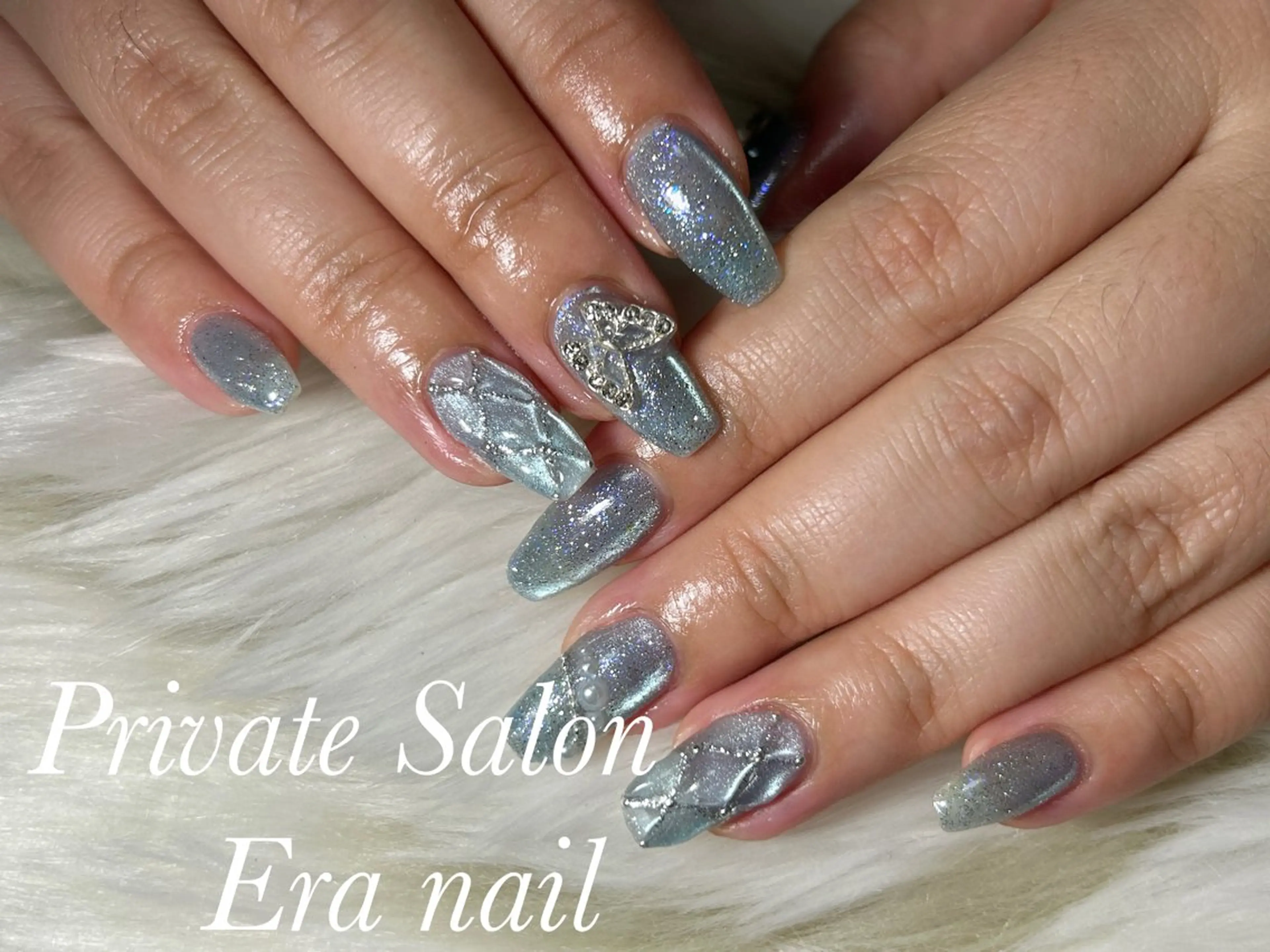 ネイル フラッシュネイル フラッシュマグ マグネットネイル ハンドネイル Era nailのネイルデザイン