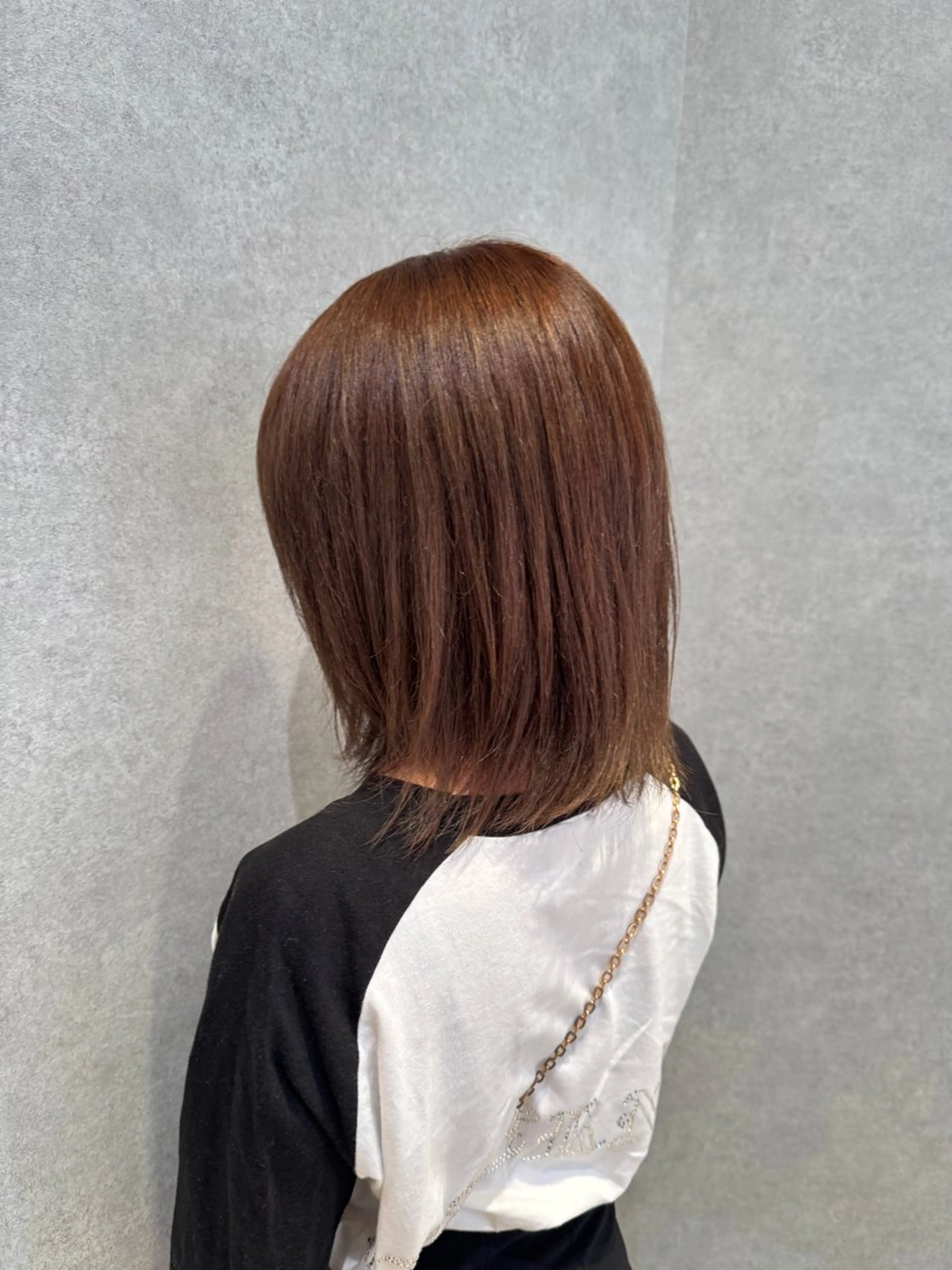 ミディアム カラー 髪質改善 カットモデル𓍲艶髪 🫧秋積日向のヘアスタイル