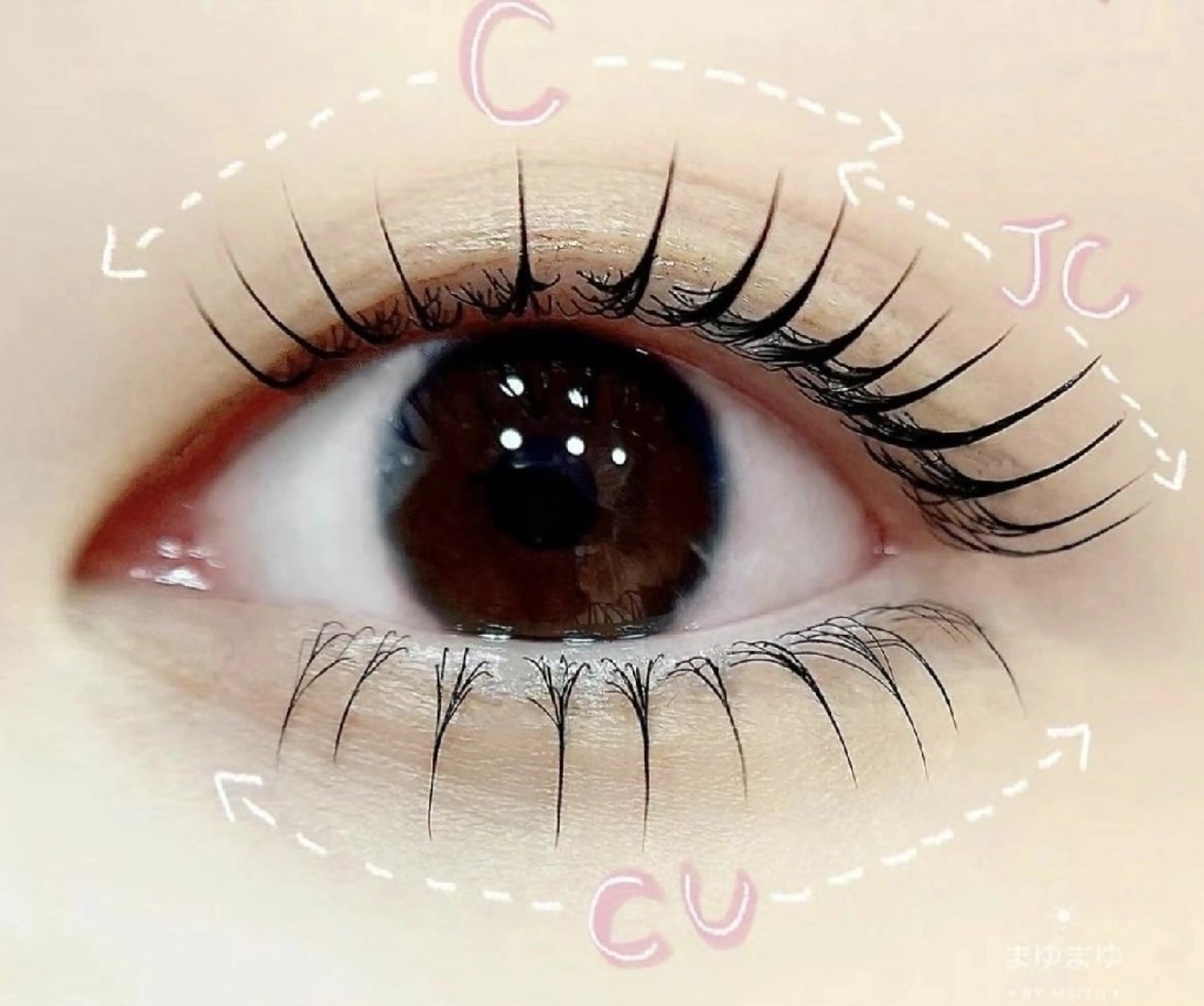 マツエク・マツパ 鈴木 花のマツエク・マツパデザイン