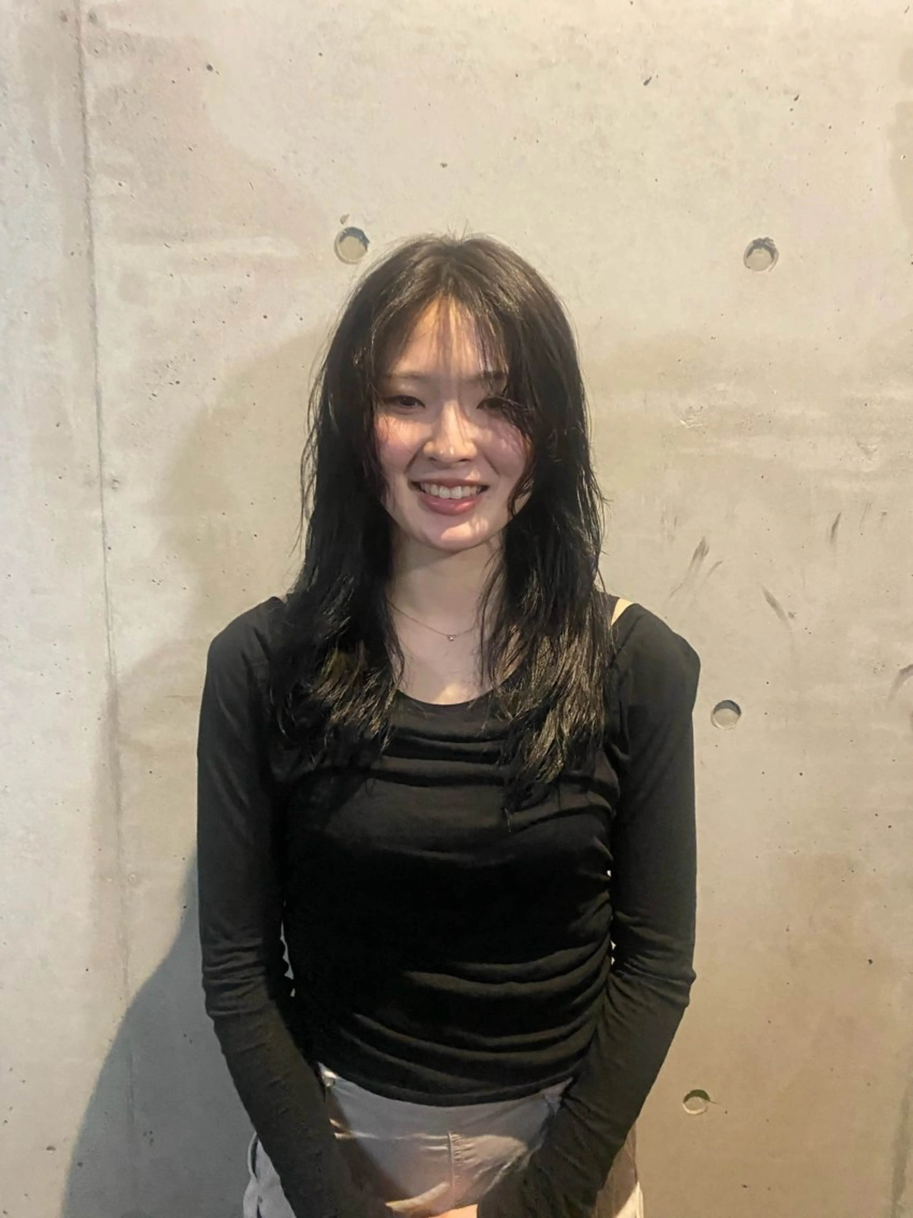 ロング カラー ヘアカラー ソノダ リコのヘアスタイル