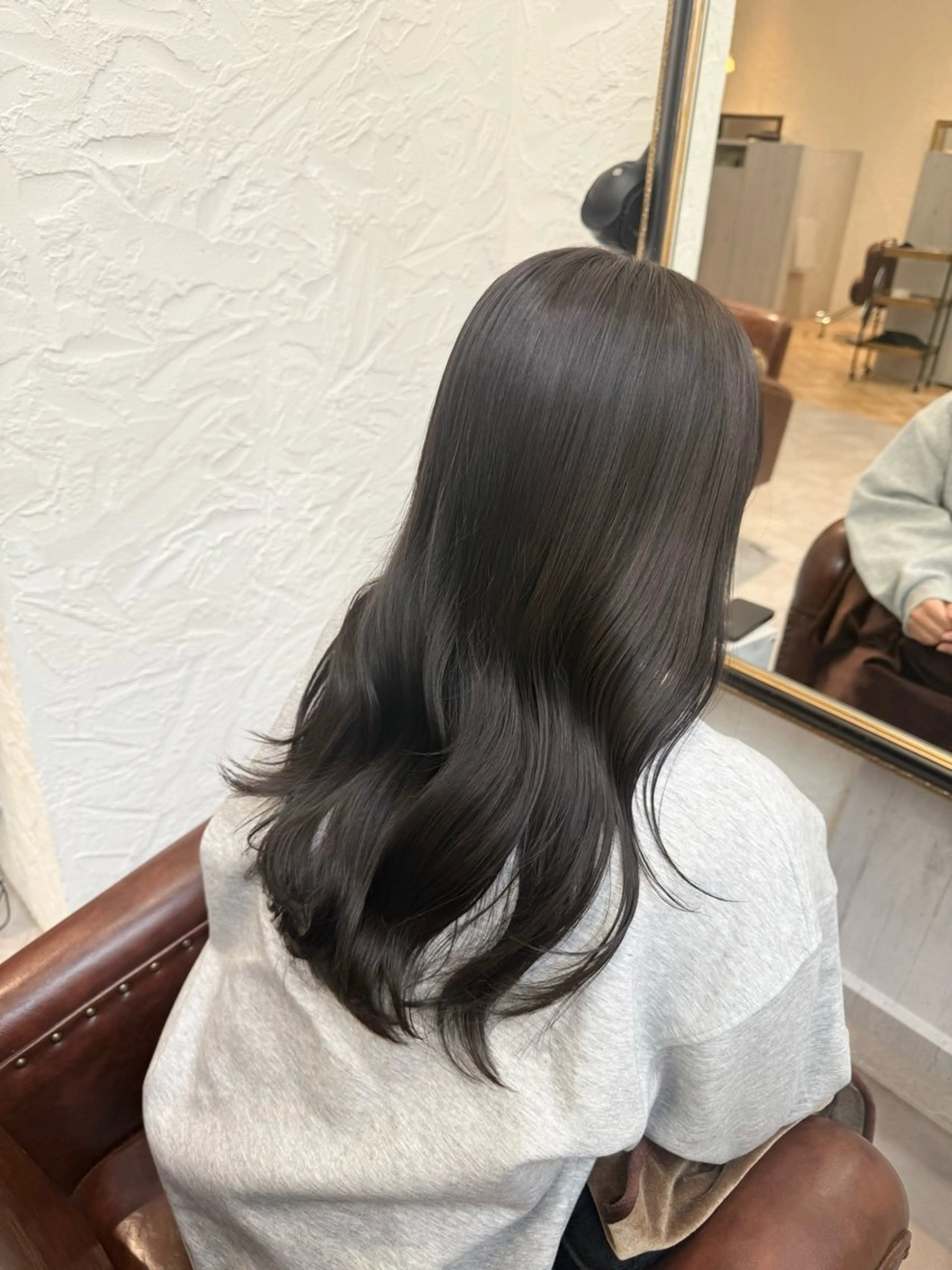 カラー 透明感カラー グレージュ ヘアカラー 高橋 聖愛のヘアスタイル