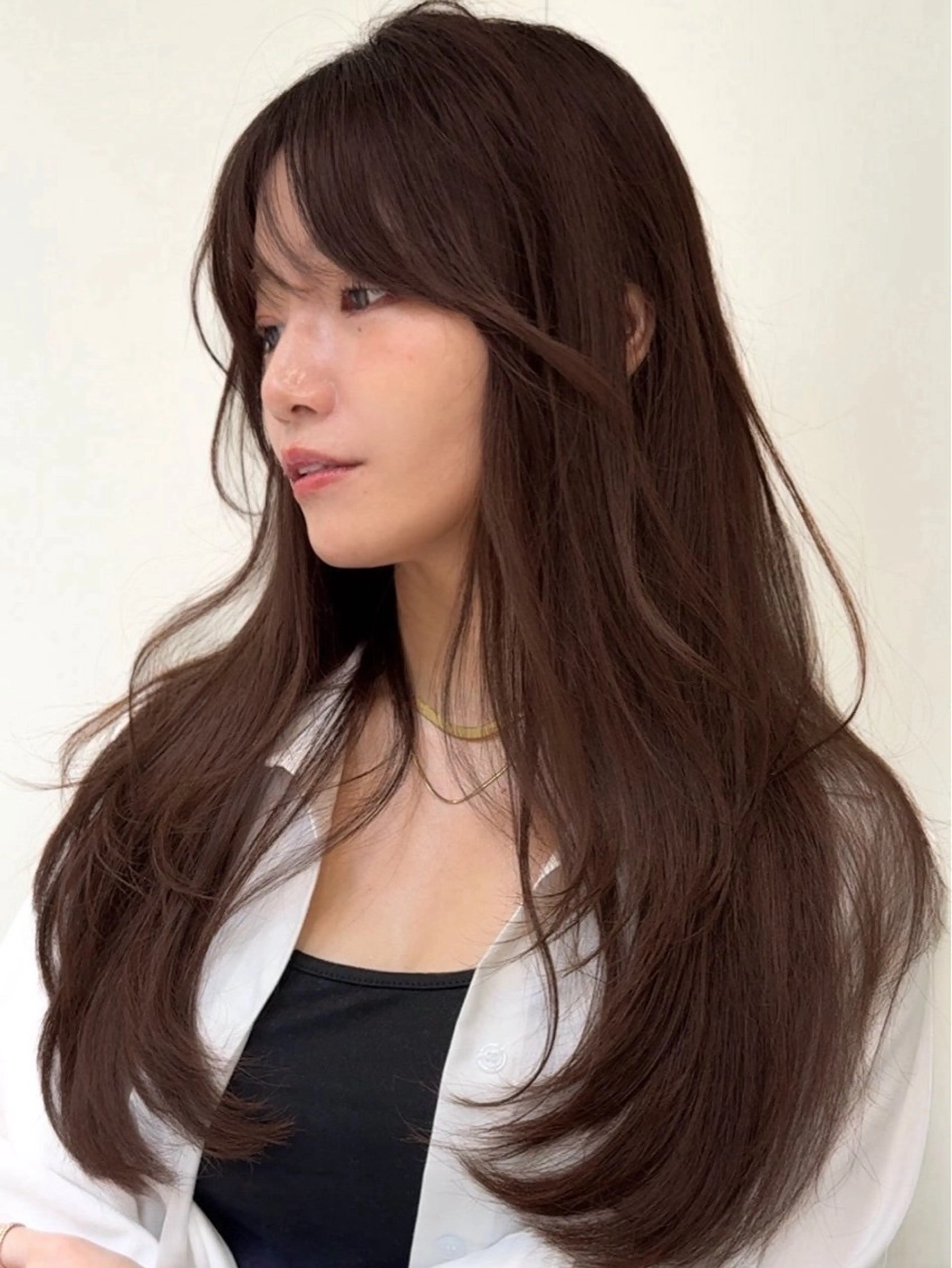 ロング ヘアカラー 🎀 うる艶透明感 カラー / 錦糸町のヘアスタイル