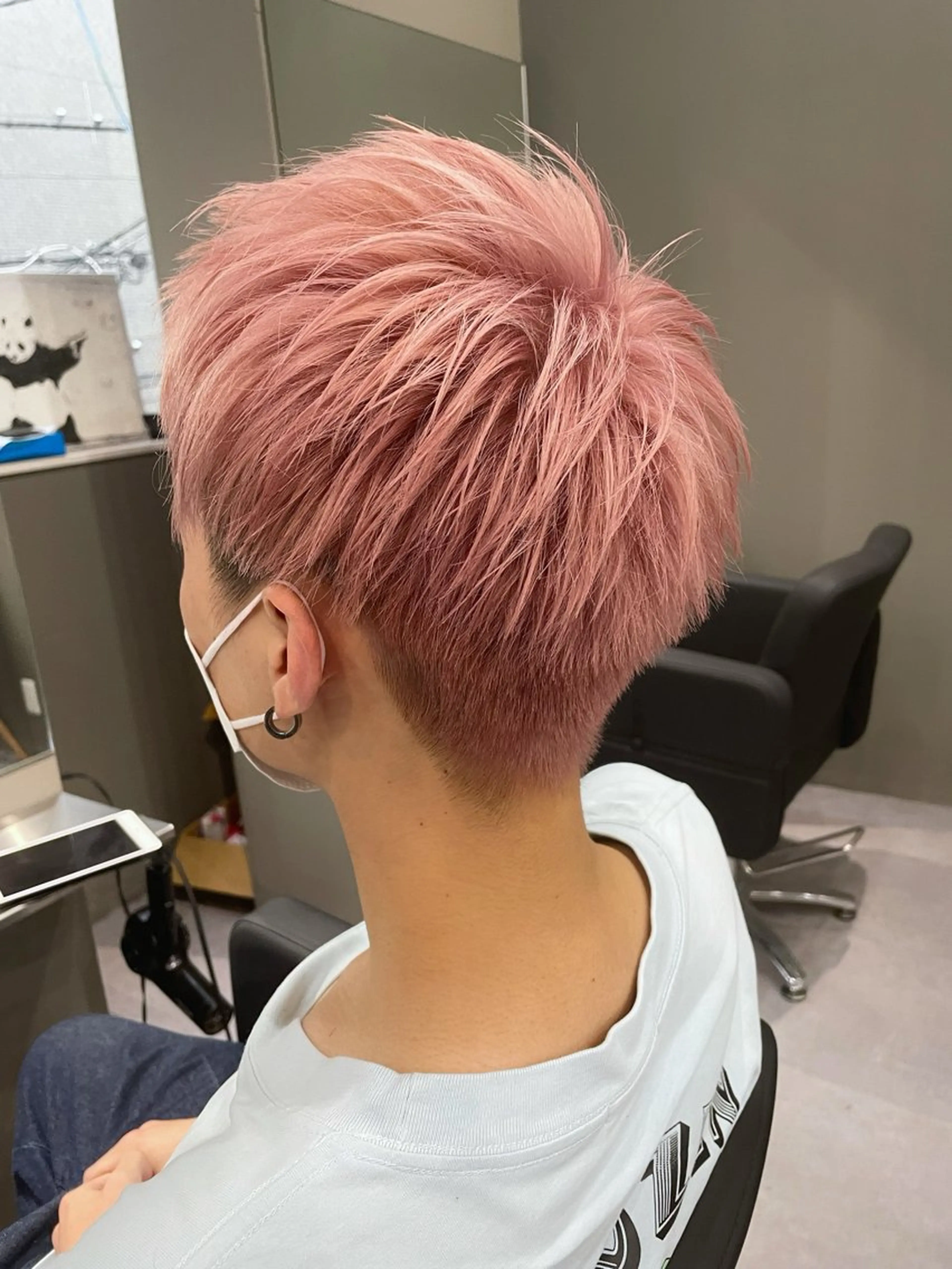 ショート メンズ メンズブリーチ ヘアカラー イメチェン☆丁寧接客 田中 優貴のヘアスタイル