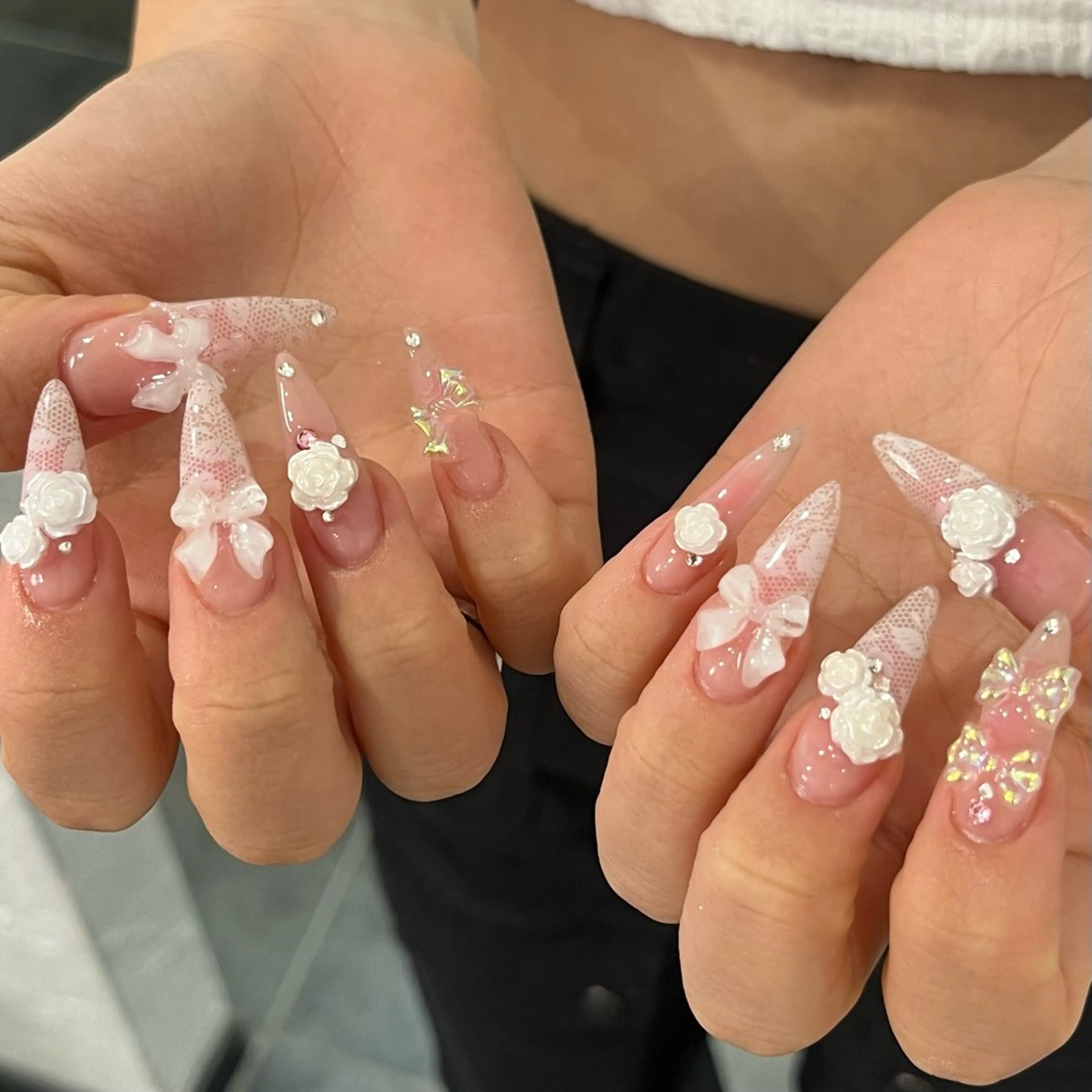 ネイル 長さ出し 持ち込み VENUSBELT Miiのネイルデザイン