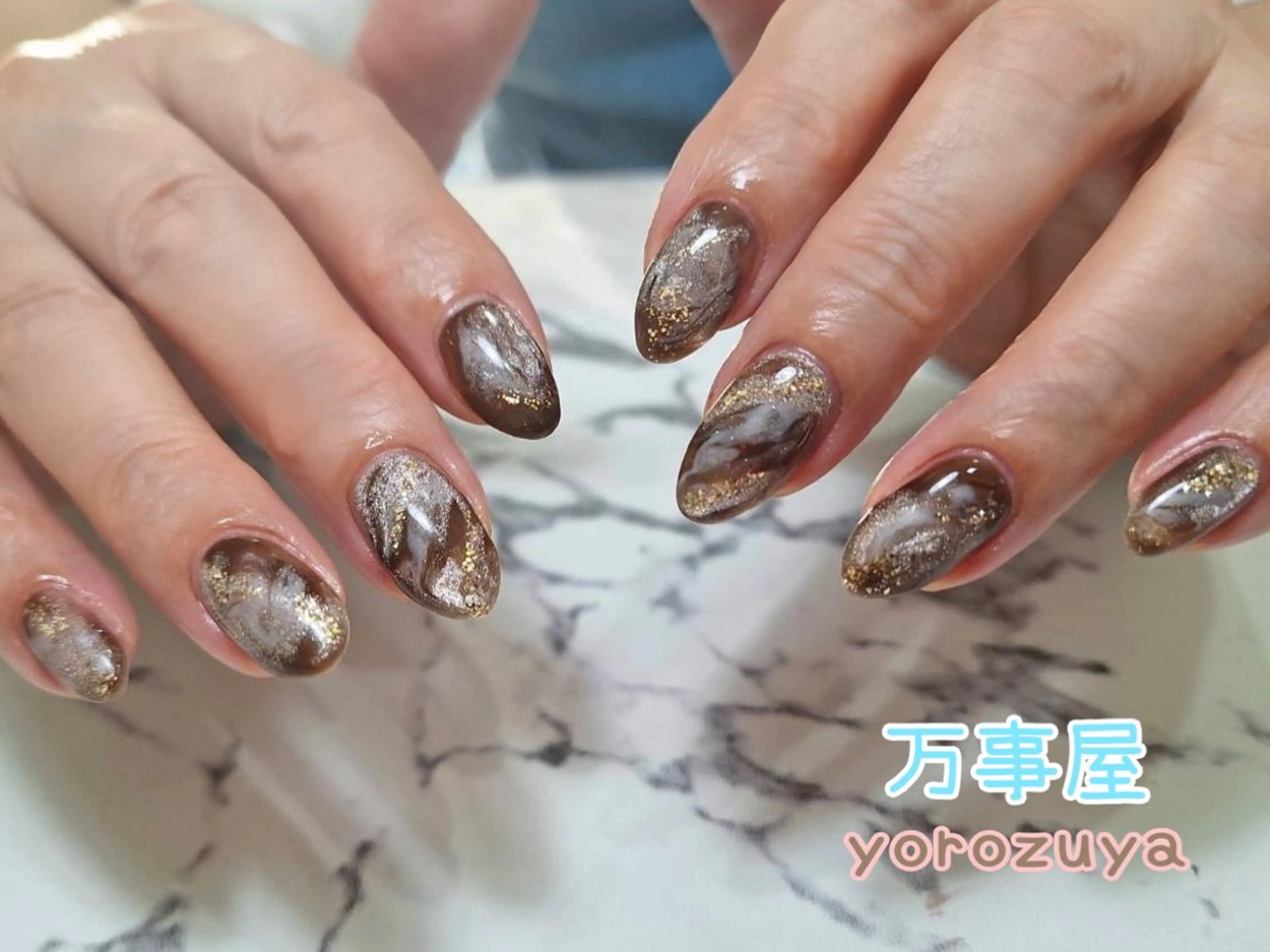 ネイル アートネイル ニュアンスネイル ☆ YOROZUYA..のネイルデザイン