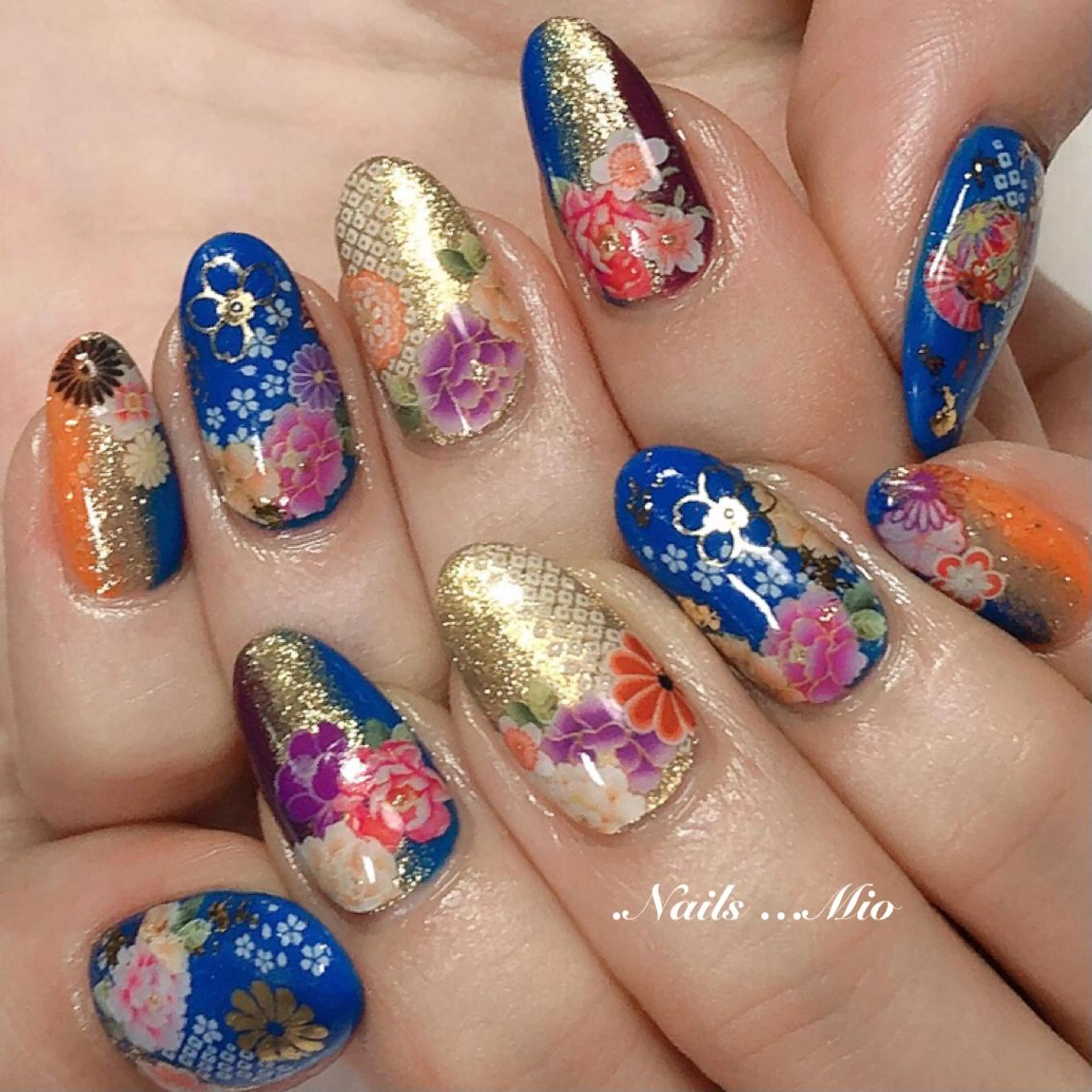 ネイル 成人式 .Nails Mio 赤羽西ネイルサロンのネイルデザイン