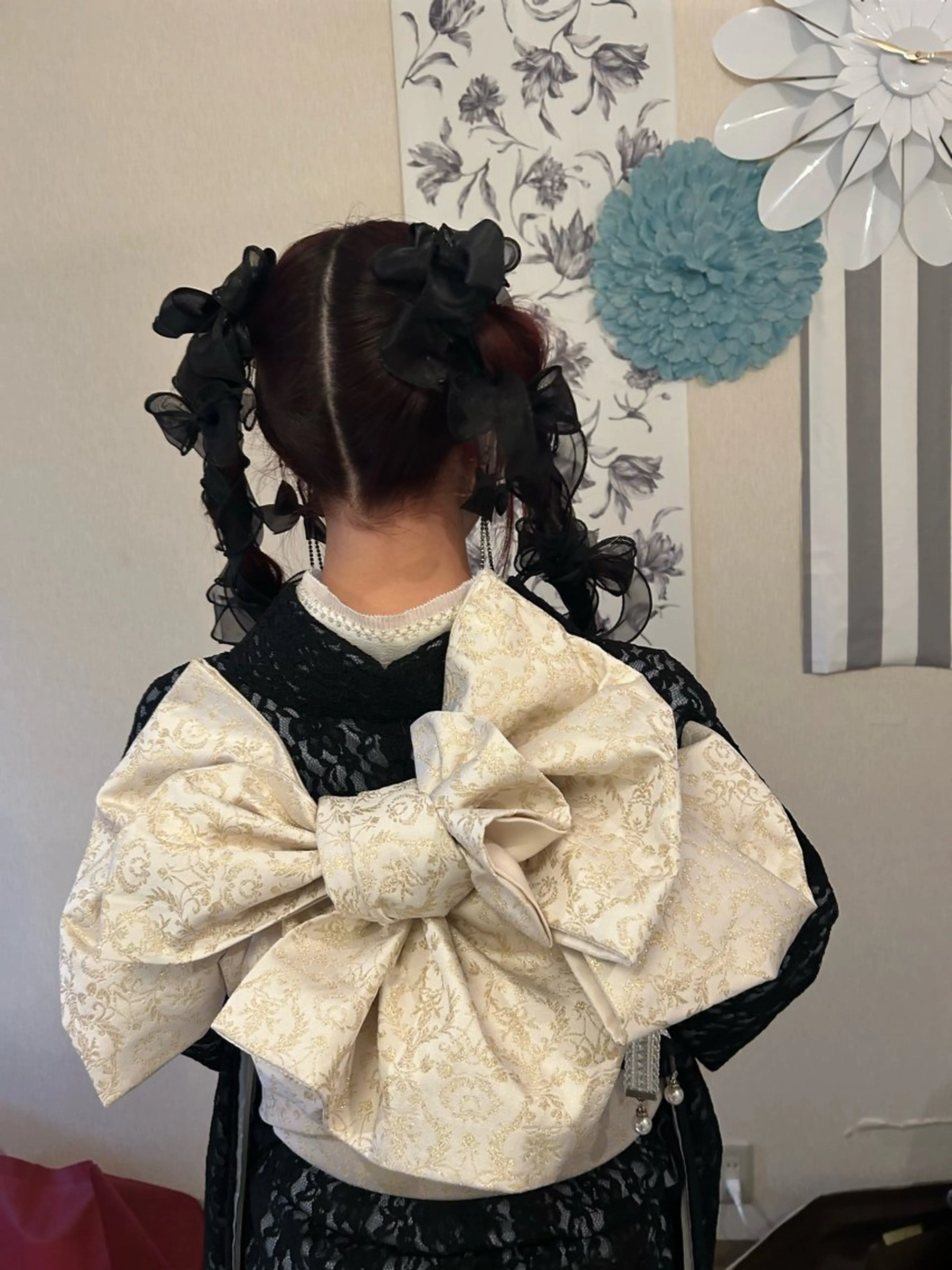 振袖着付けの写真