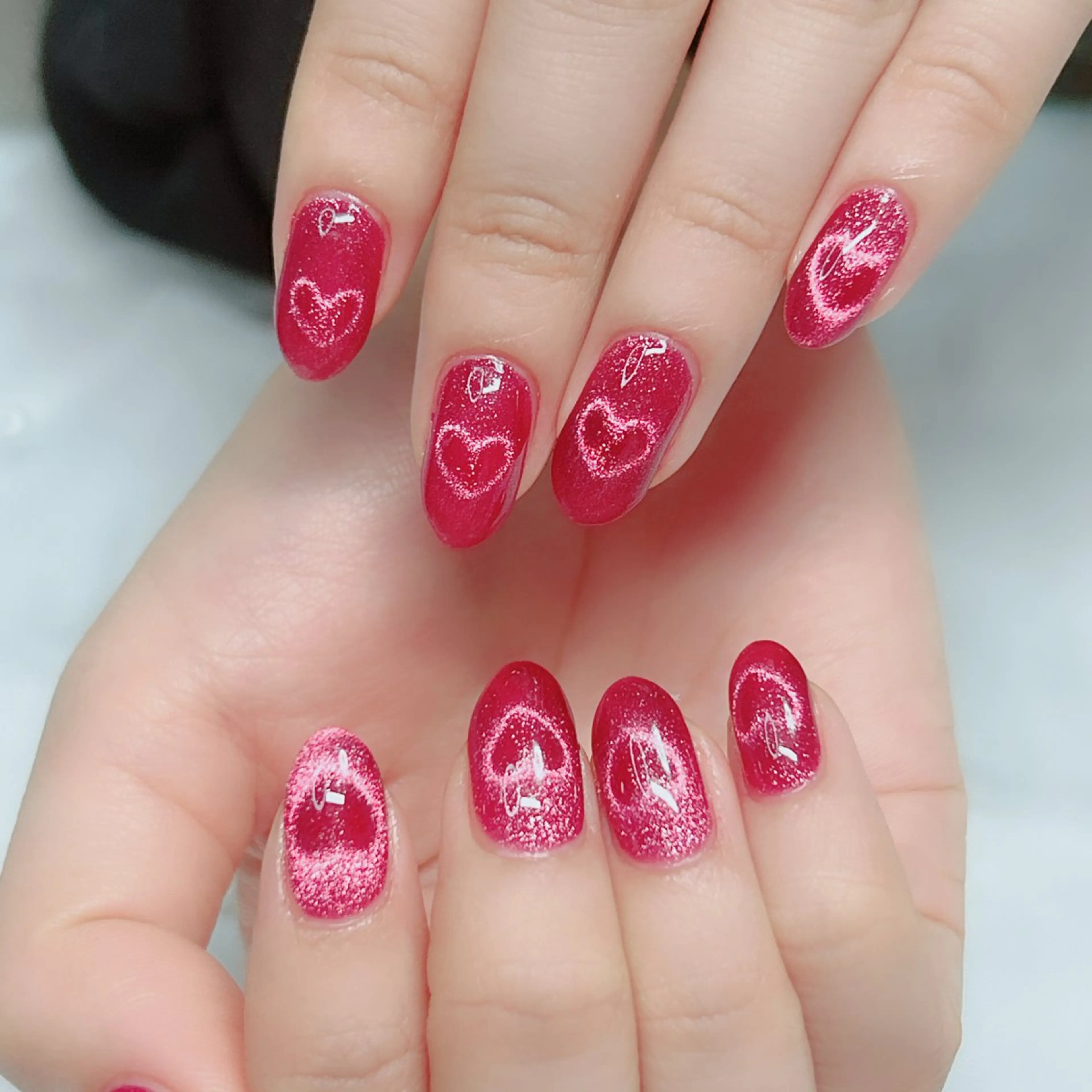 ネイル アニマル柄 アートネイル ジェルネイル ガーリー ゴールド ハンドネイル Cute Tips nailのネイルデザイン