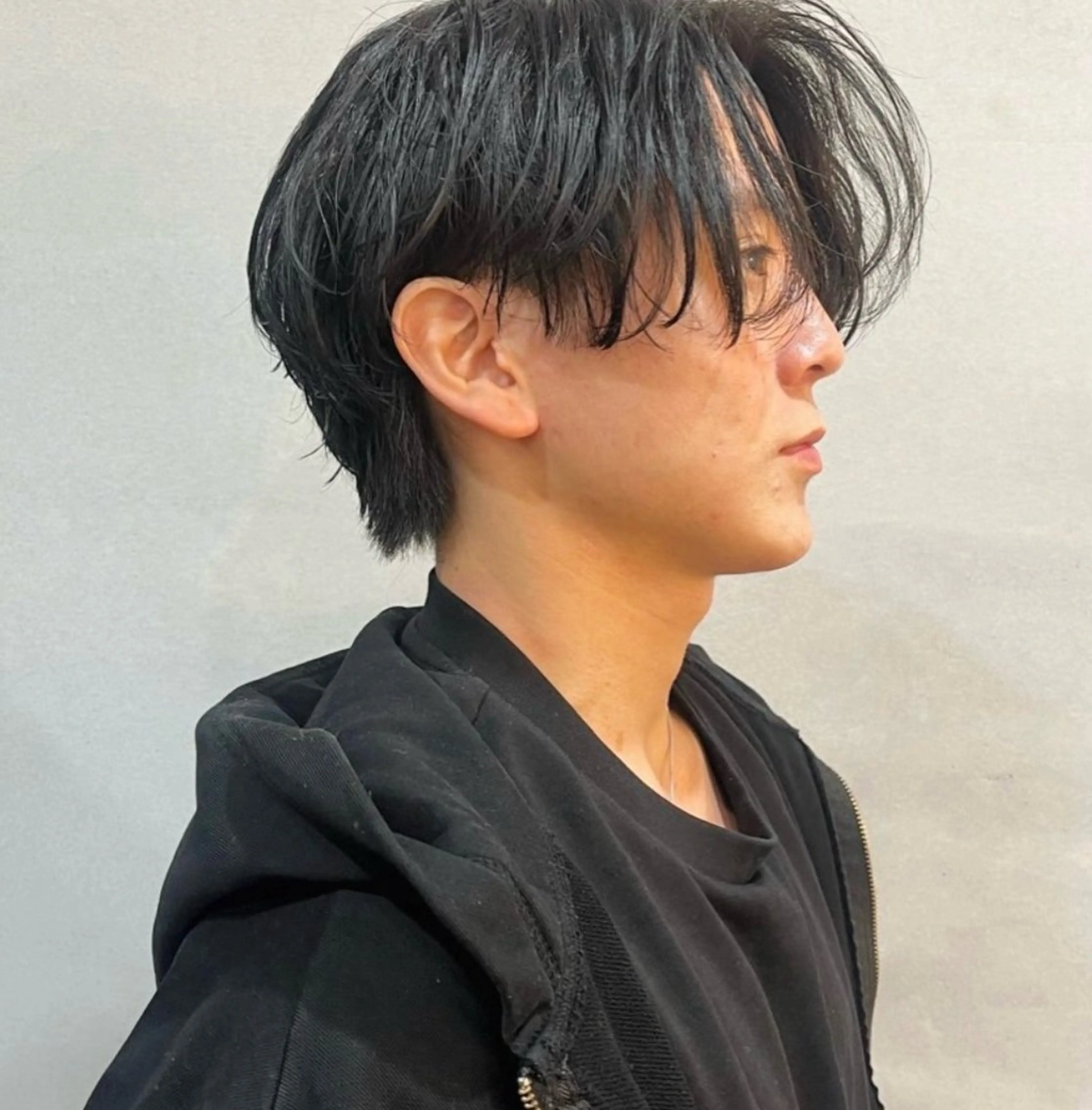 ショート カラー メンズ ルプラボウ りく/艶カラーのヘアスタイル