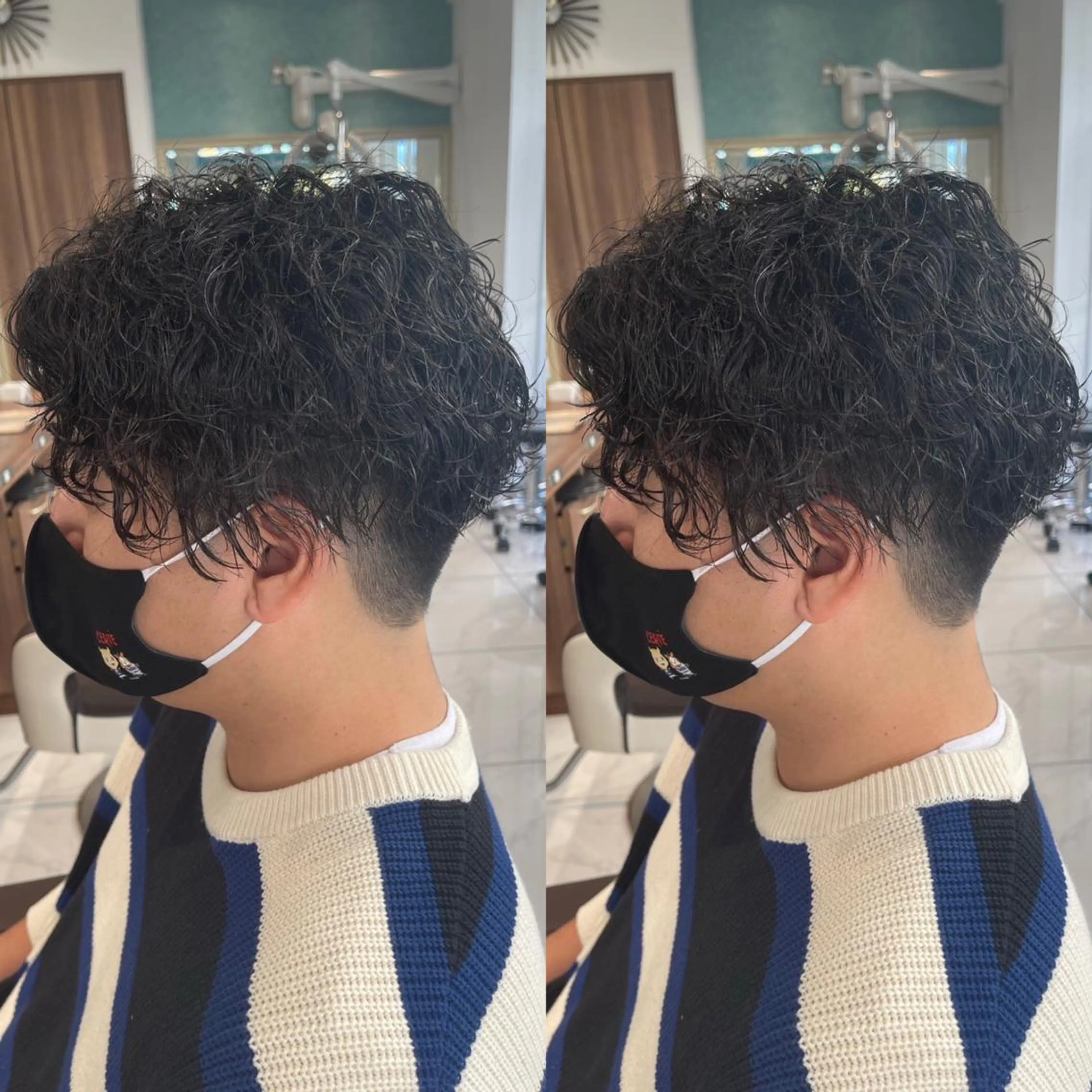 ショート パーマ ヘアアレンジ メンズ ネイル マツエク・マツパ アイブロウ 盛れる韓国ヘア♡ 🌻鈴木花🌈のヘアスタイル