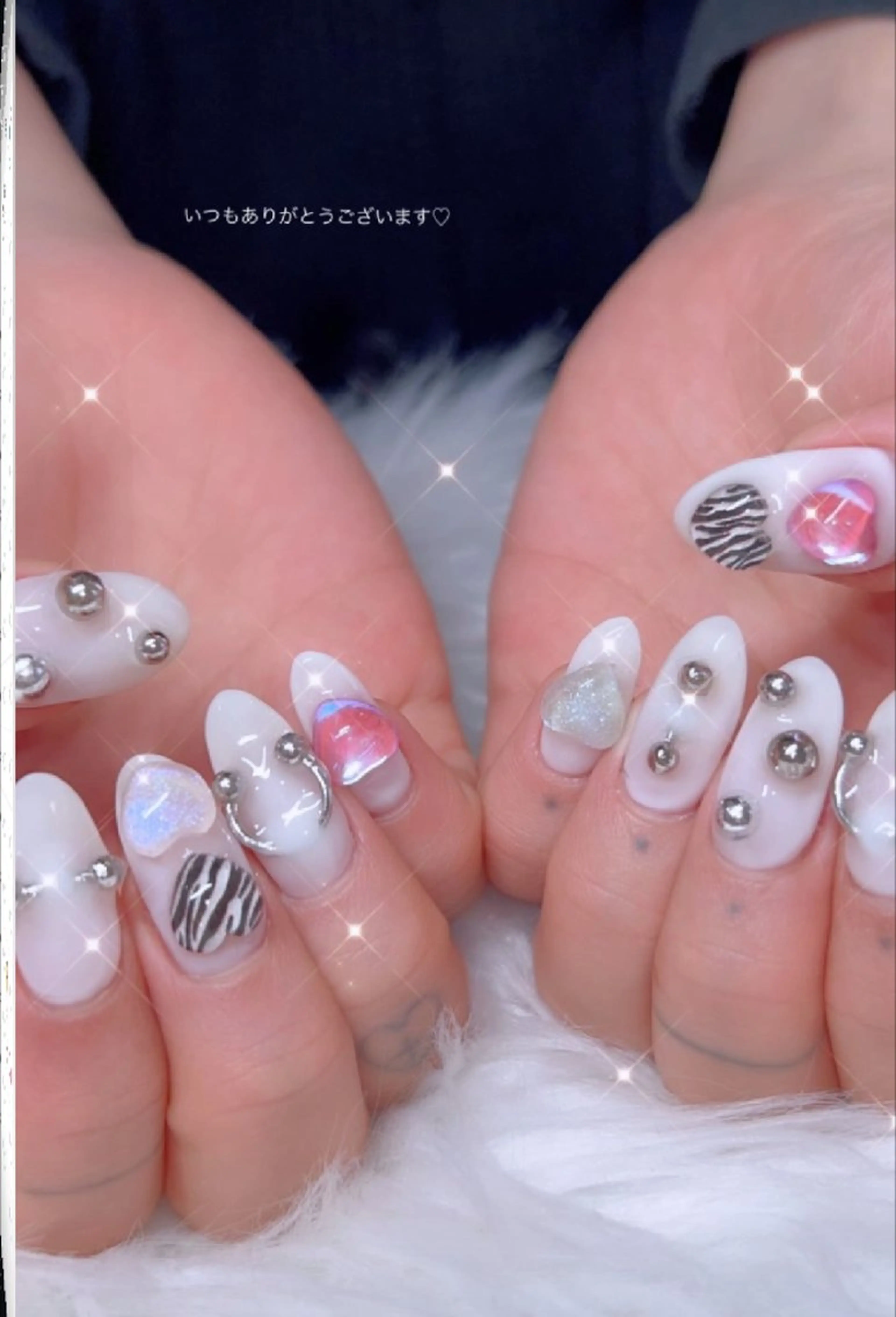 ネイル アートネイル 春ネイル ワンホンネイル ハンドネイル I LOVE ME NAIL.｡.:*♡のネイルデザイン