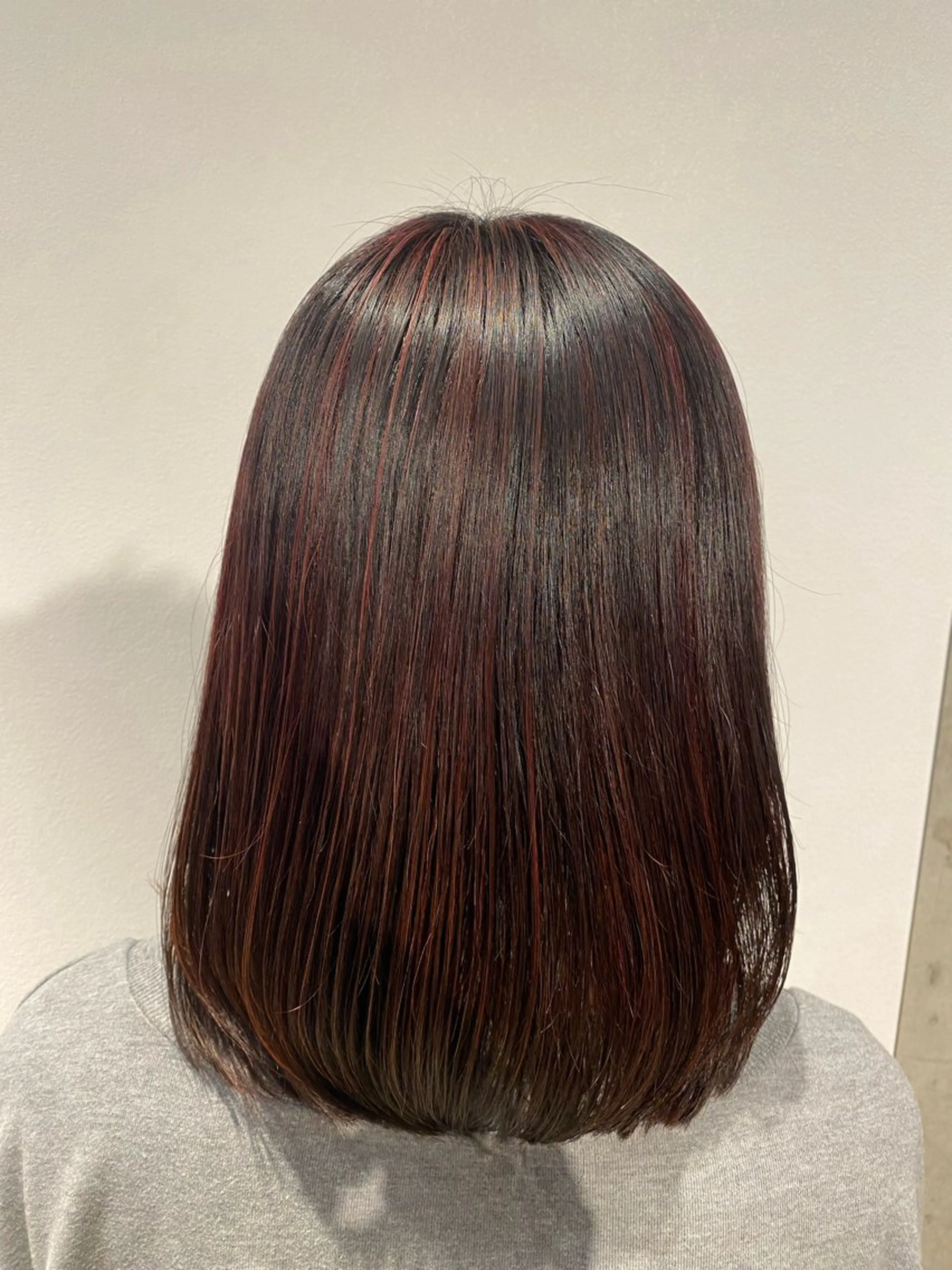 ミディアム ハイライト 吉川 慶斗のヘアスタイル