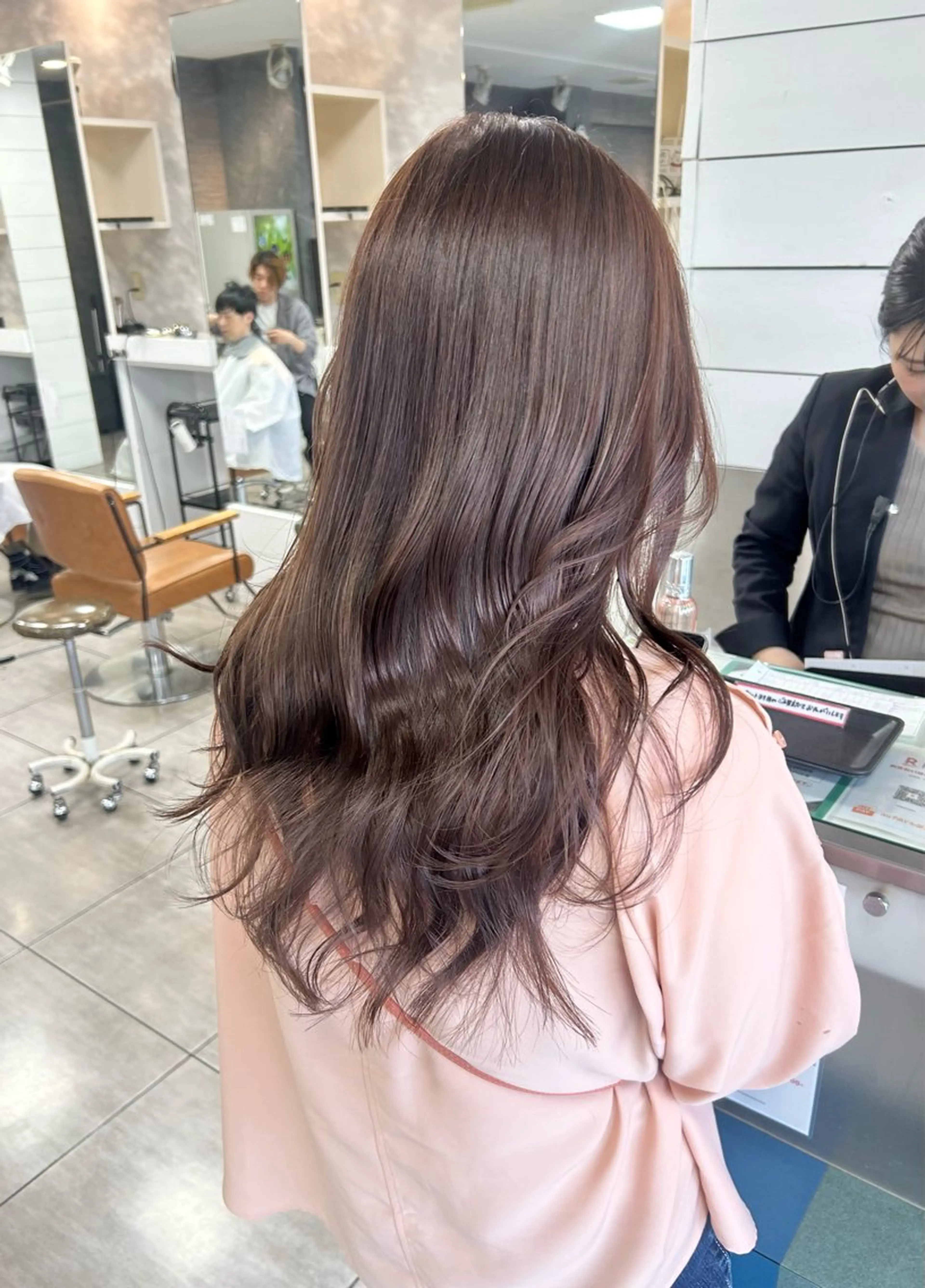 ロング カット ヘアカラー 🫧艶髪カラー🫧 森本くるみのヘアスタイル