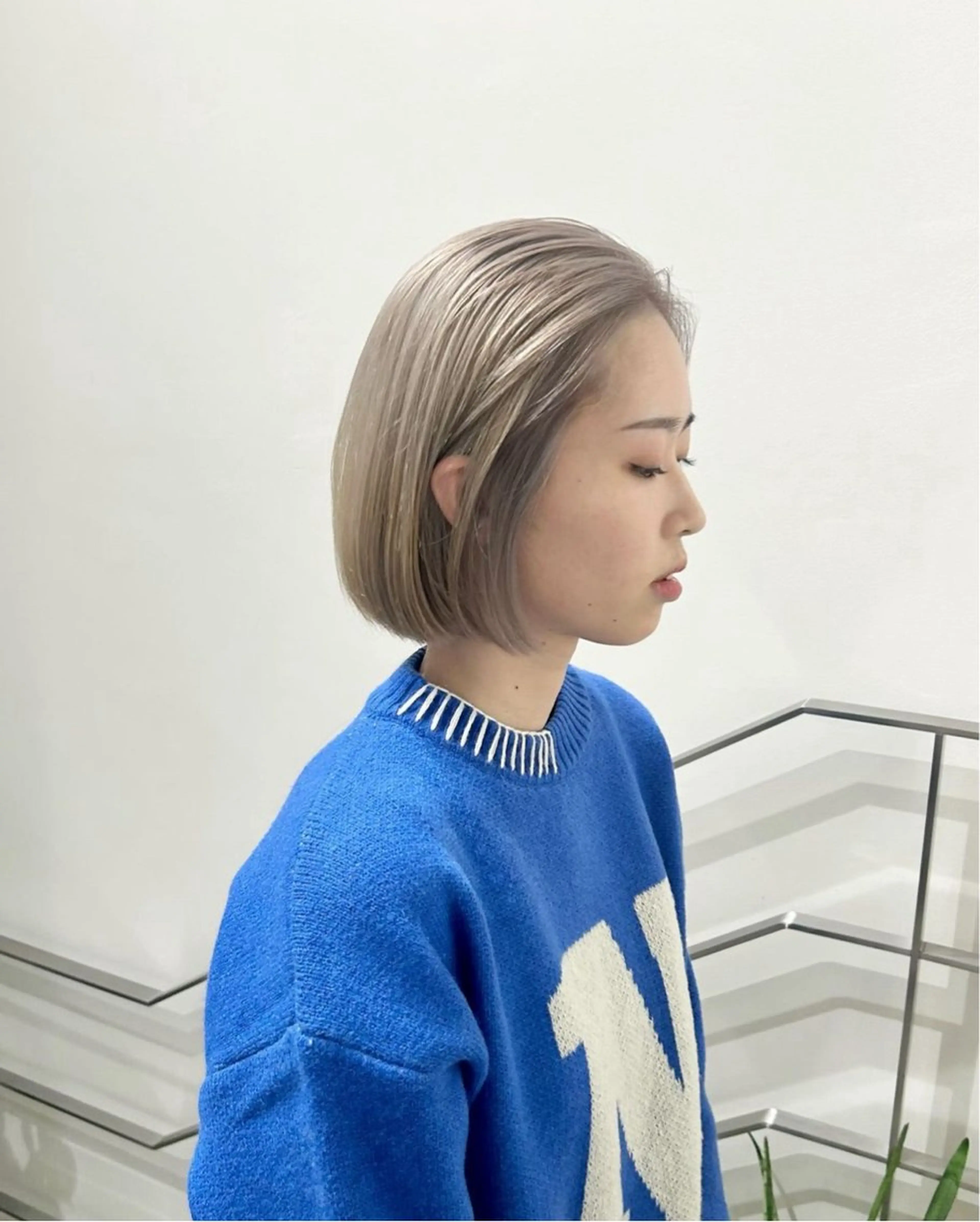 ミディアム カラー ヘアアレンジ キッズ ベージュカラー ブリーチ ブロンド ブロンドベージュ ハイトーンカラー カット ヘアカラー stylist 🌸 kana.のヘアスタイル