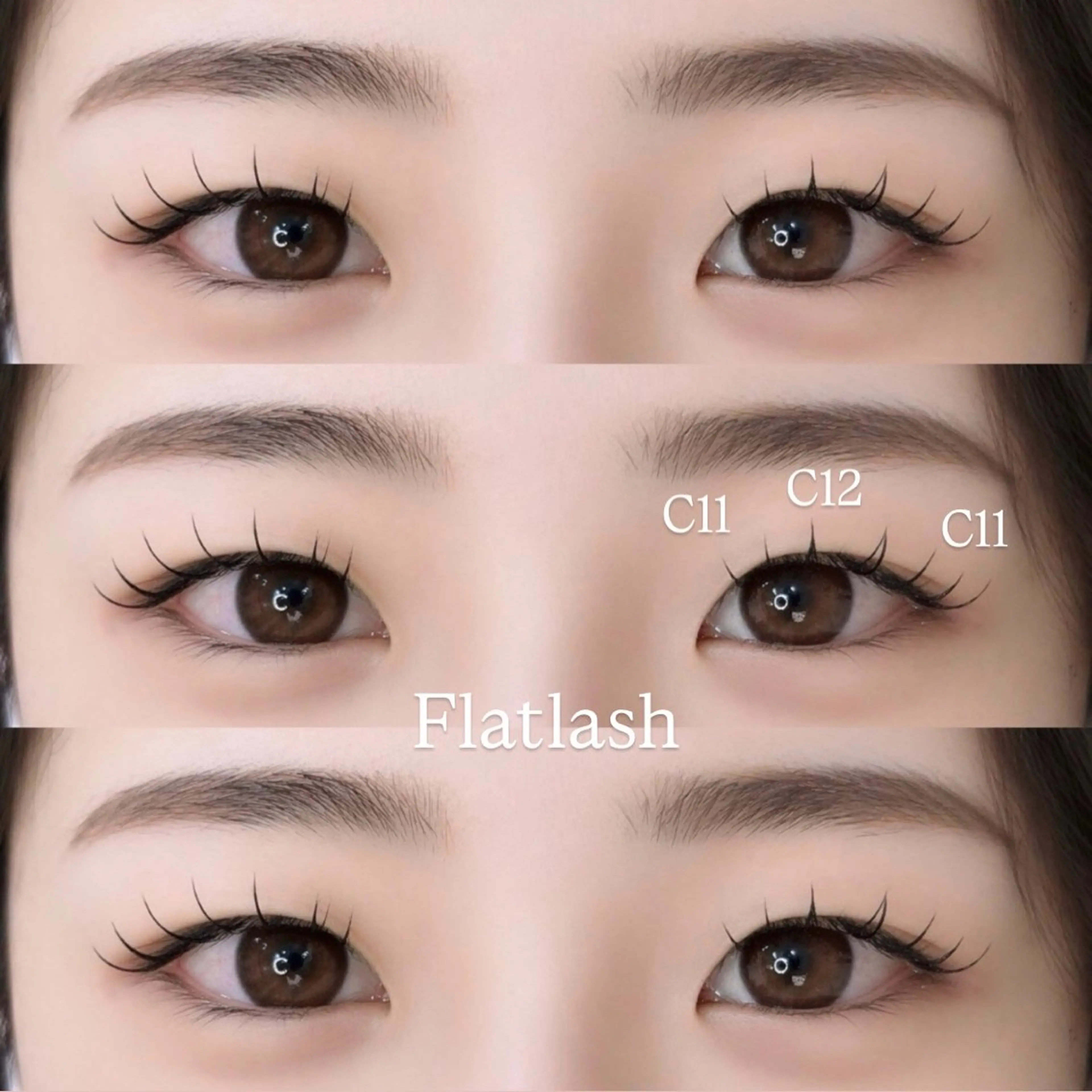 マツエク・マツパ フラットラッシュ OLIVIA 松本のマツエク・マツパデザイン