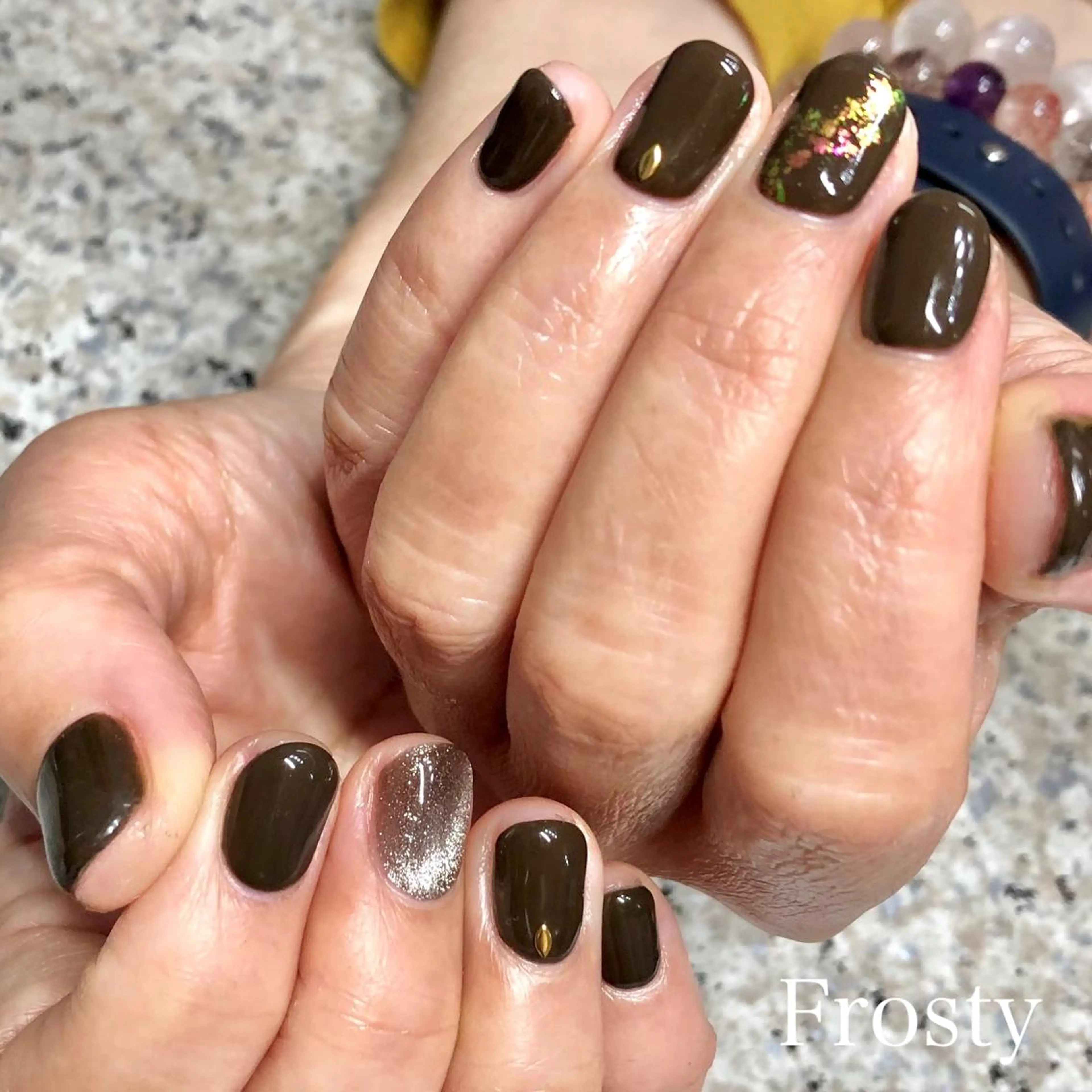 ネイル マグネットネイル Mys. 三上紗紀のネイルデザイン