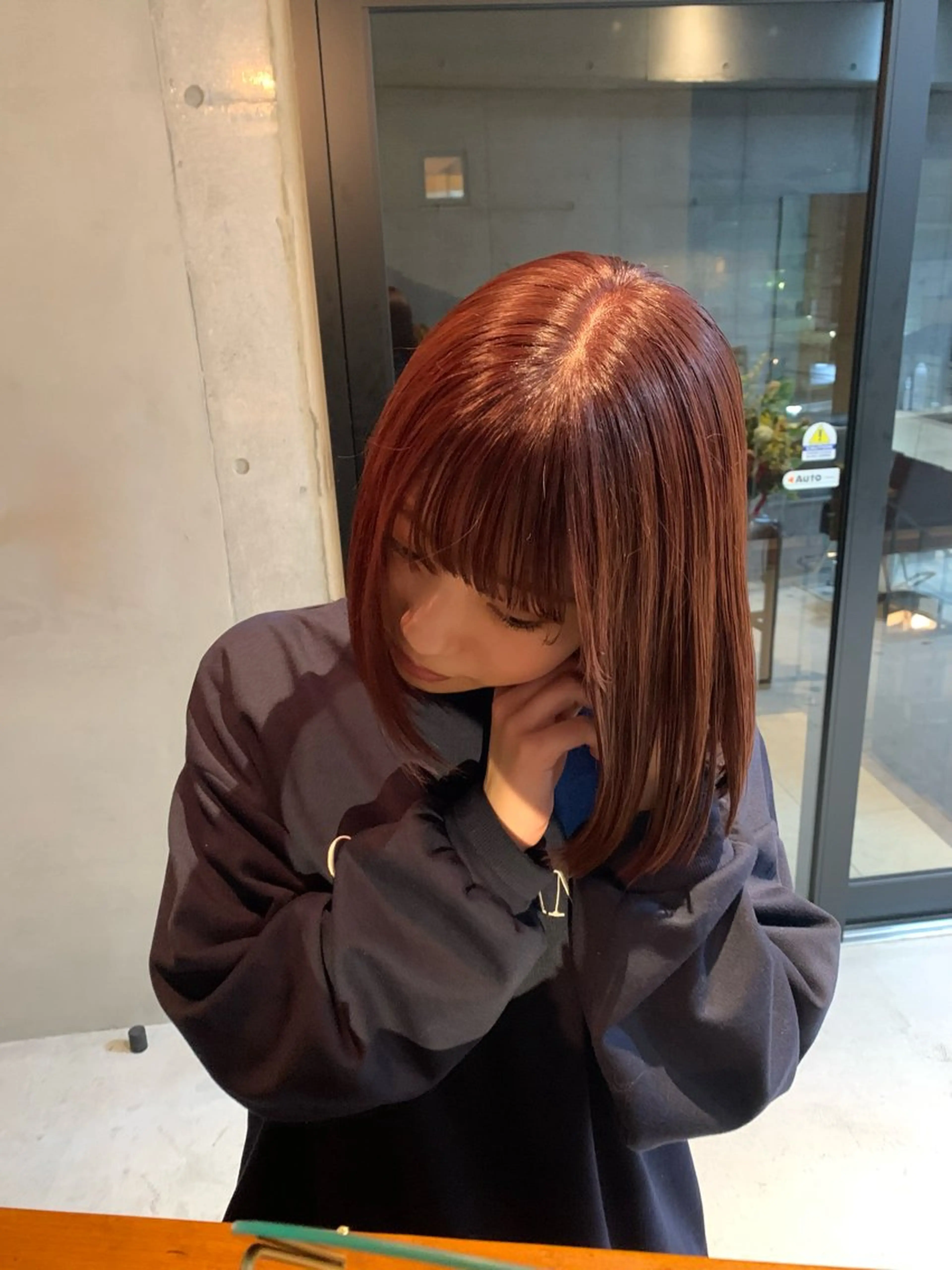 ミディアム カラー Non/立川/暖色 🌏艶髪/Aujuaのヘアスタイル