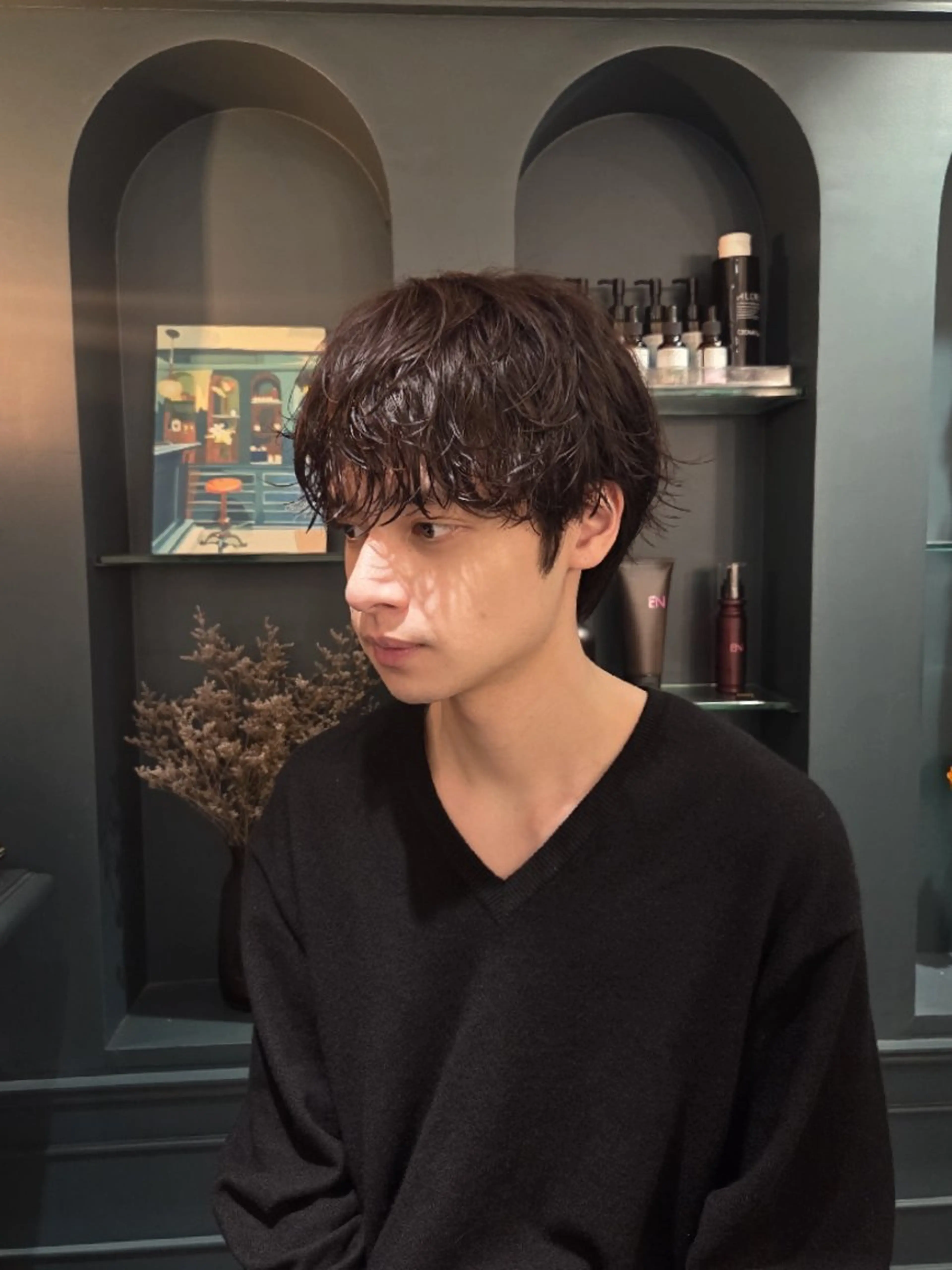 メンズ パーマ カット 【メンズカット/パー マ✂️】momo🌷のヘアスタイル